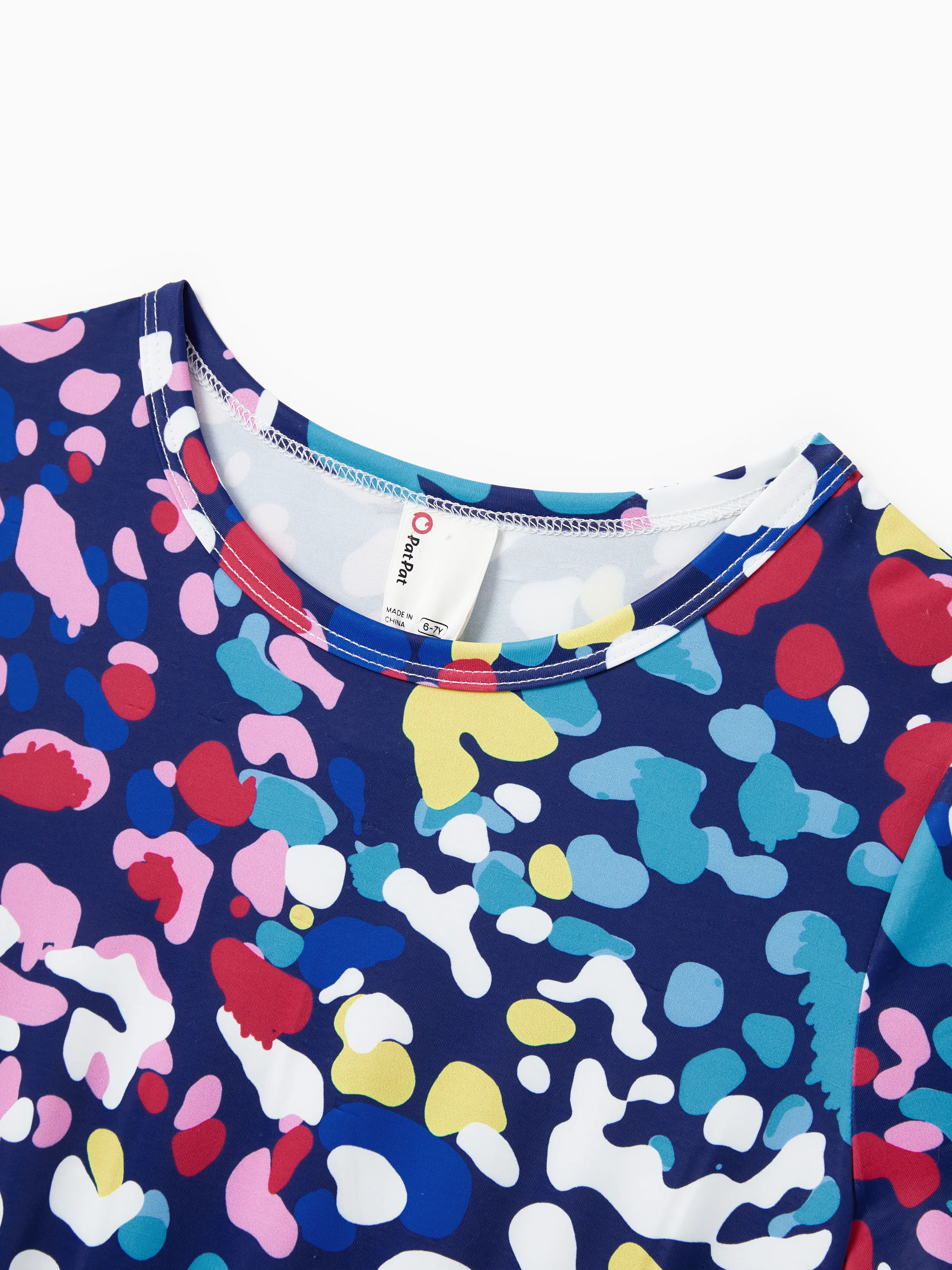 2-Pack Toddler/Kid Girl Printed & Solid Causal Dress Pink - Image 8