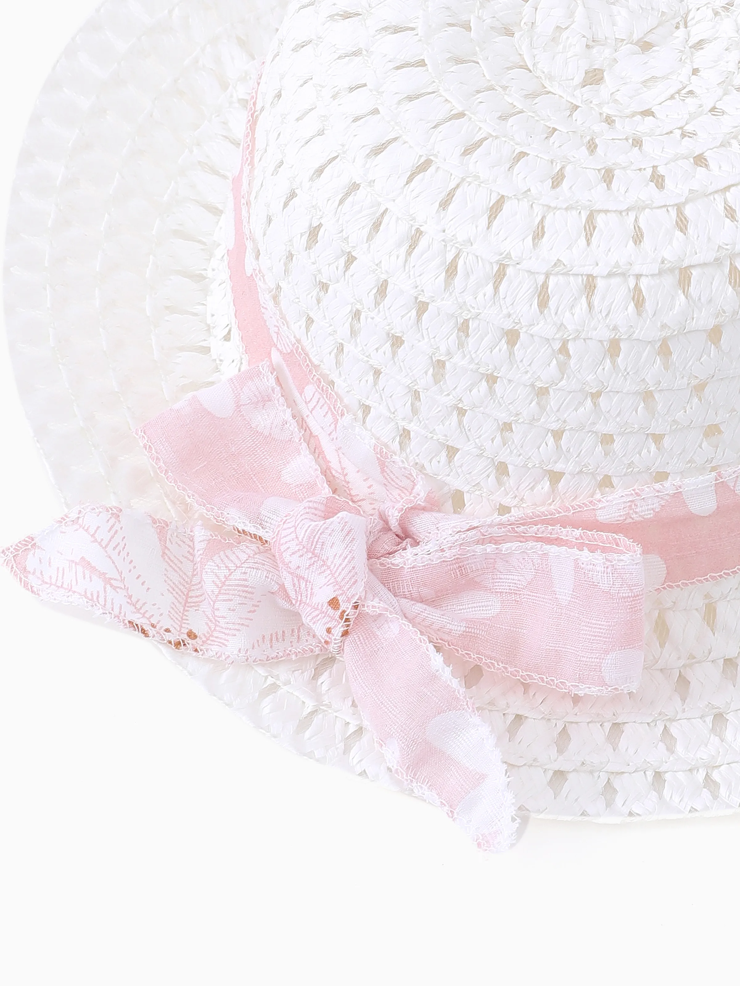2pcs Baby Girl Little Daisy Bowknot Dress Set Pink - Image 6