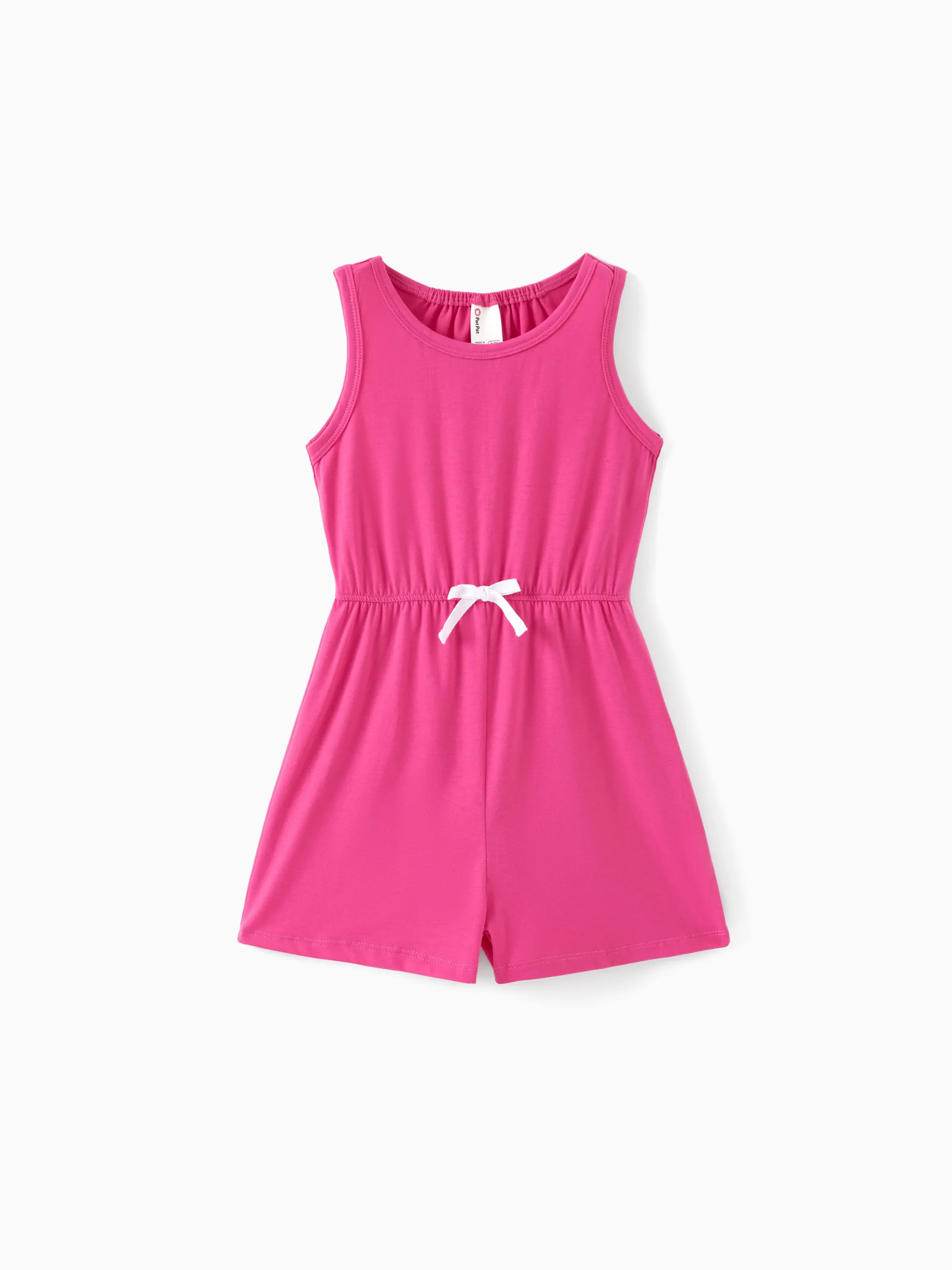 3-Pack Kid Girl Childlike Sleeveless Jumpsuits Multi-color - Image 7