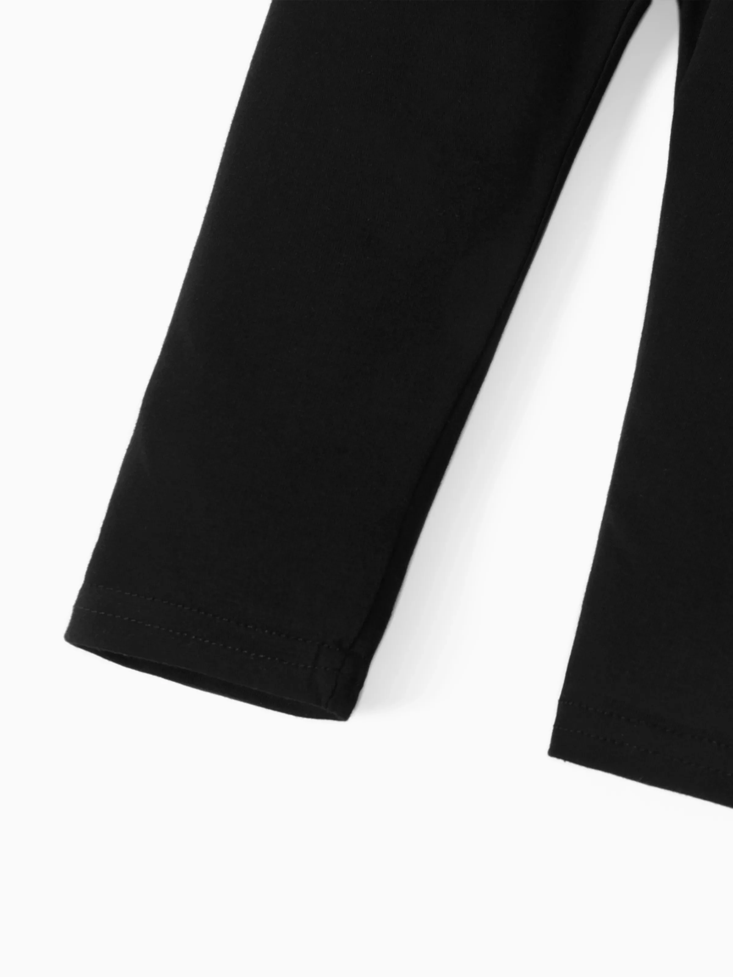 3-Pack Toddler Girl 100% Cotton Solid Color Elasticized Leggings Multi-color - Image 4