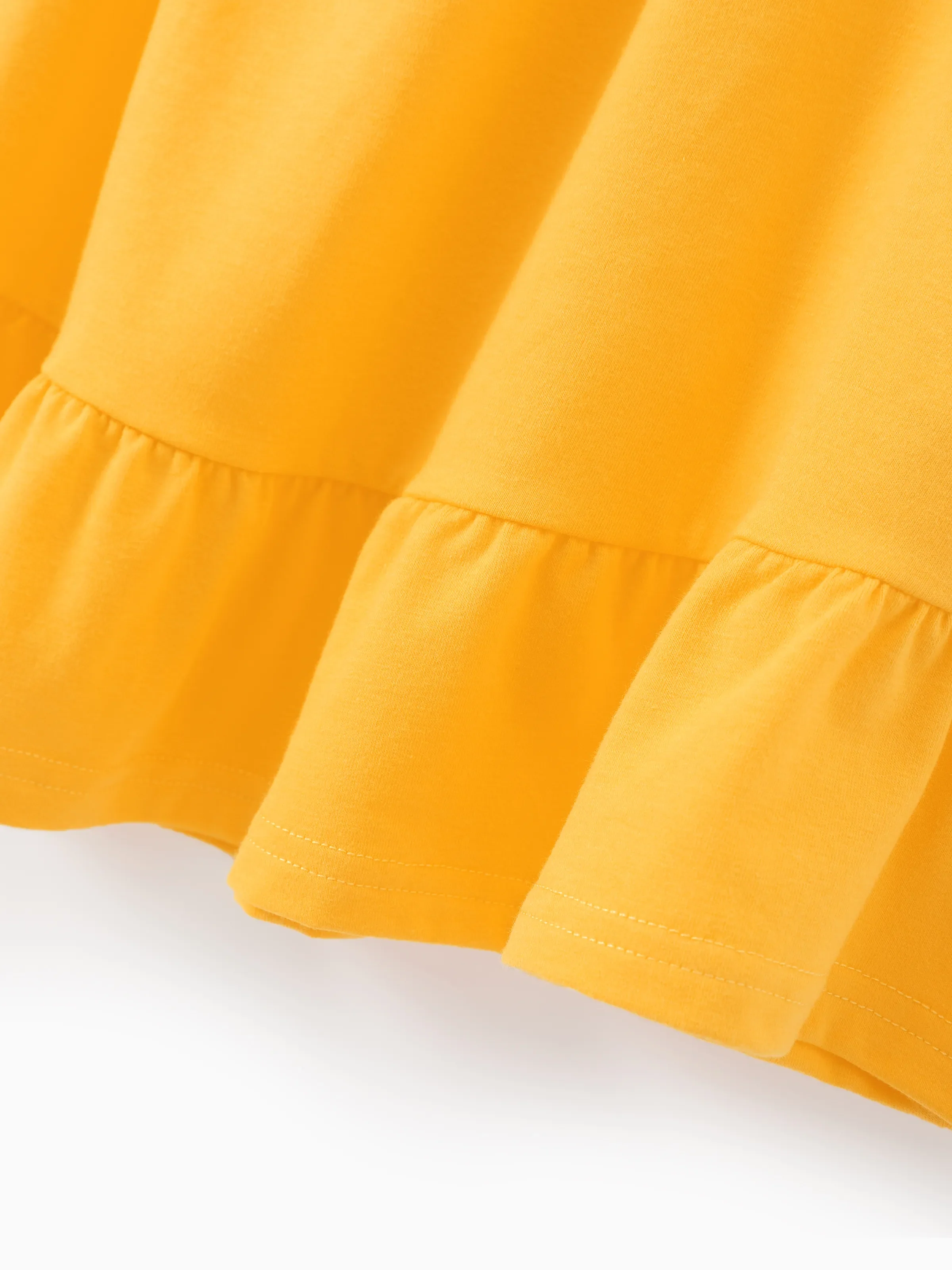 3-Pack Toddler/Kid Girl Childlike Flutter-sleeve Dresses Ginger - Image 11