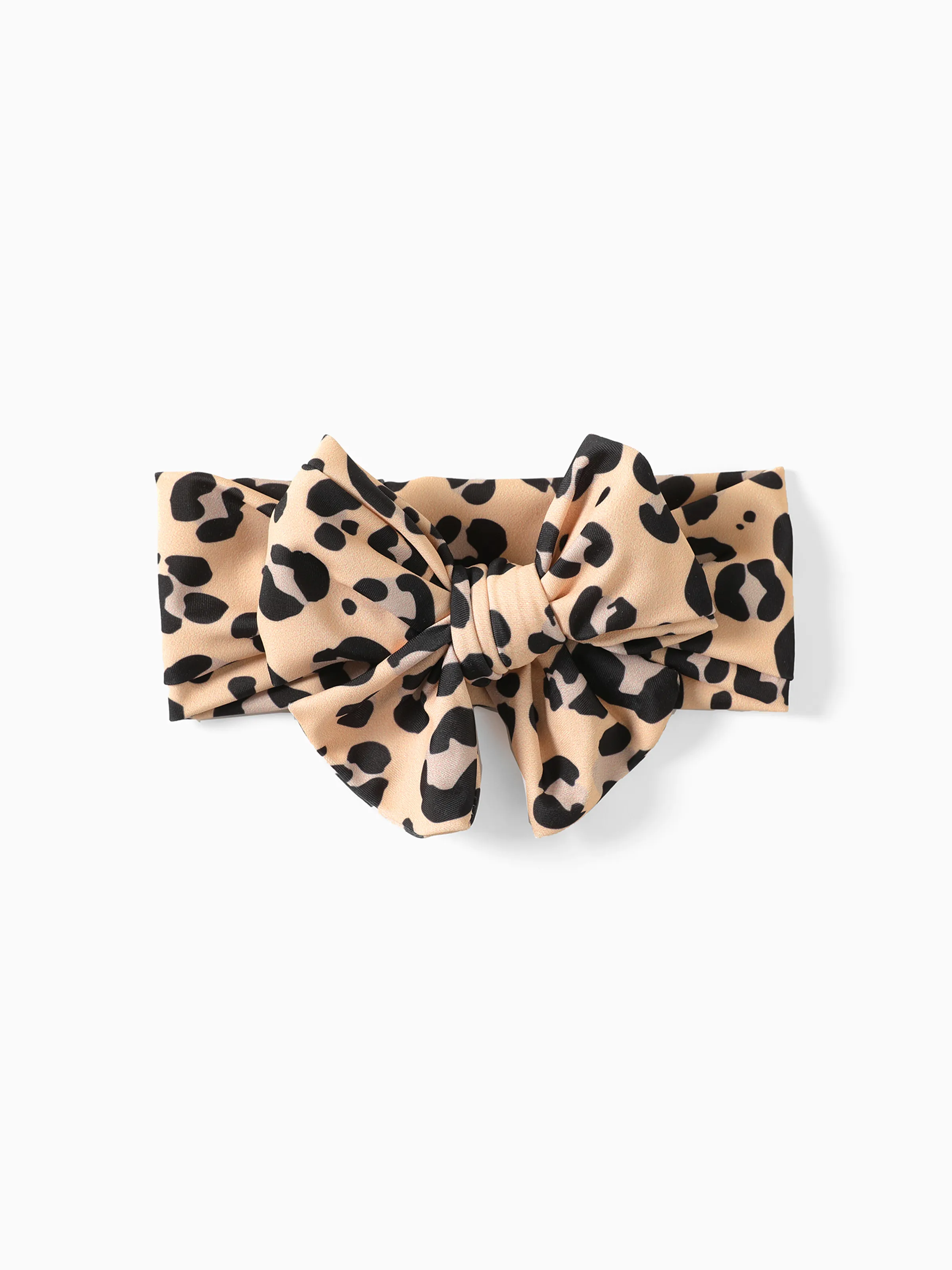 3Pcs Toddler Girl Leopard Print Ruffled Two-piece Swimsuit Set Colorful - Image 3