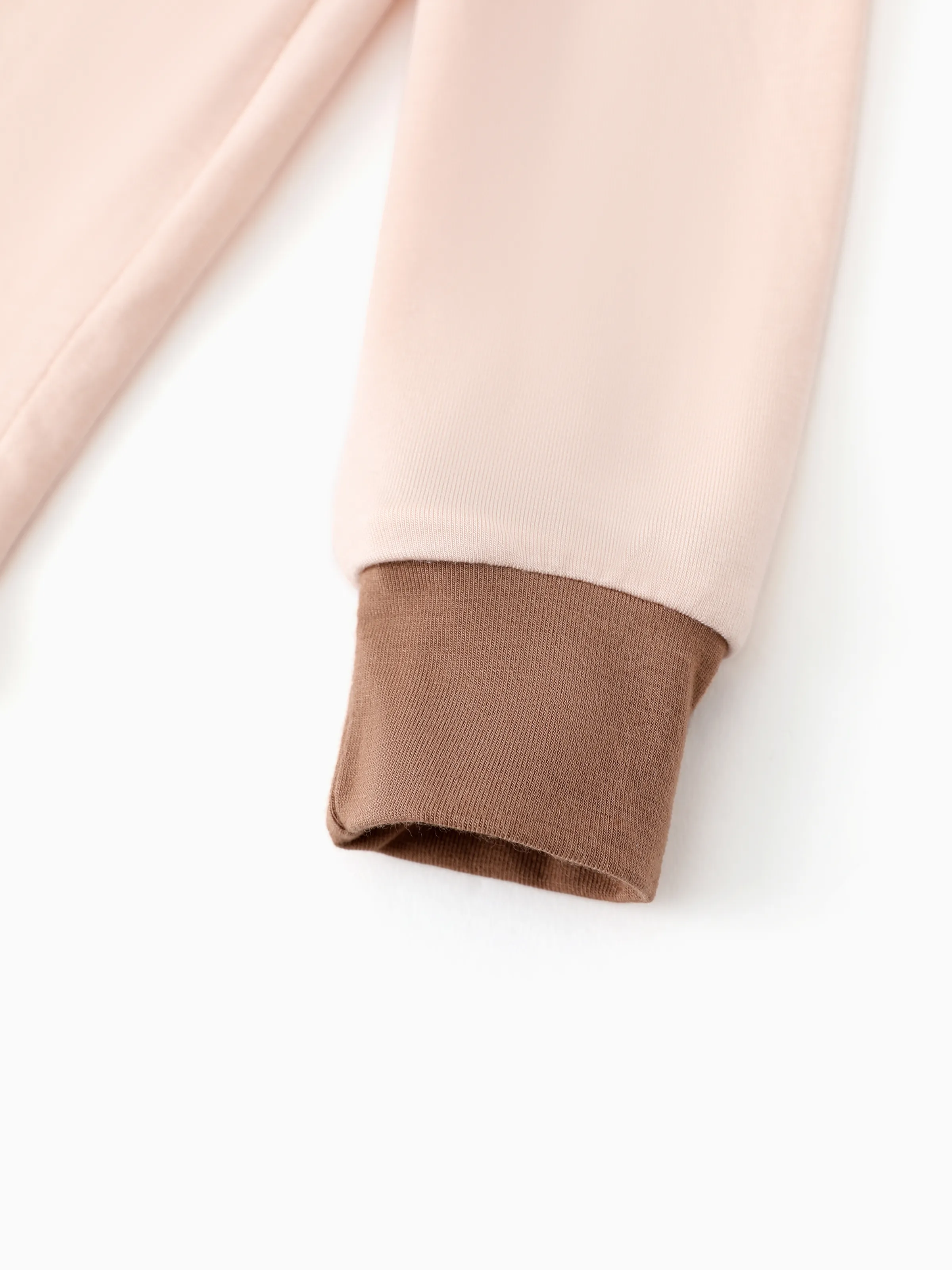 Baby 2-piece Tencel Modal Pajamas Set for Girls / Boys ( Snug-Fitting ) Apricot - Image 9