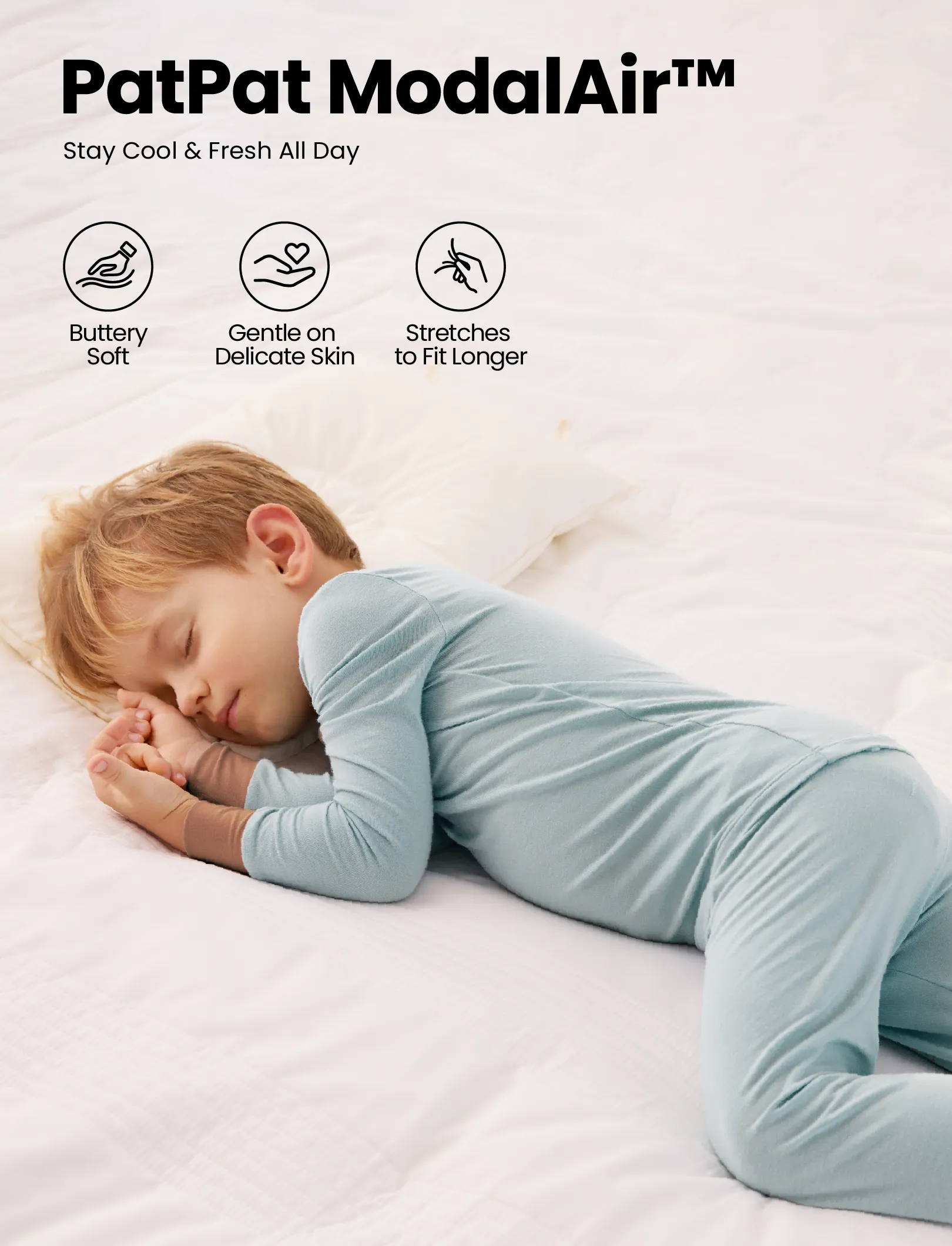 Baby 2-piece Tencel Modal Pajamas Set for Girls / Boys ( Snug-Fitting ) Green - Image 3