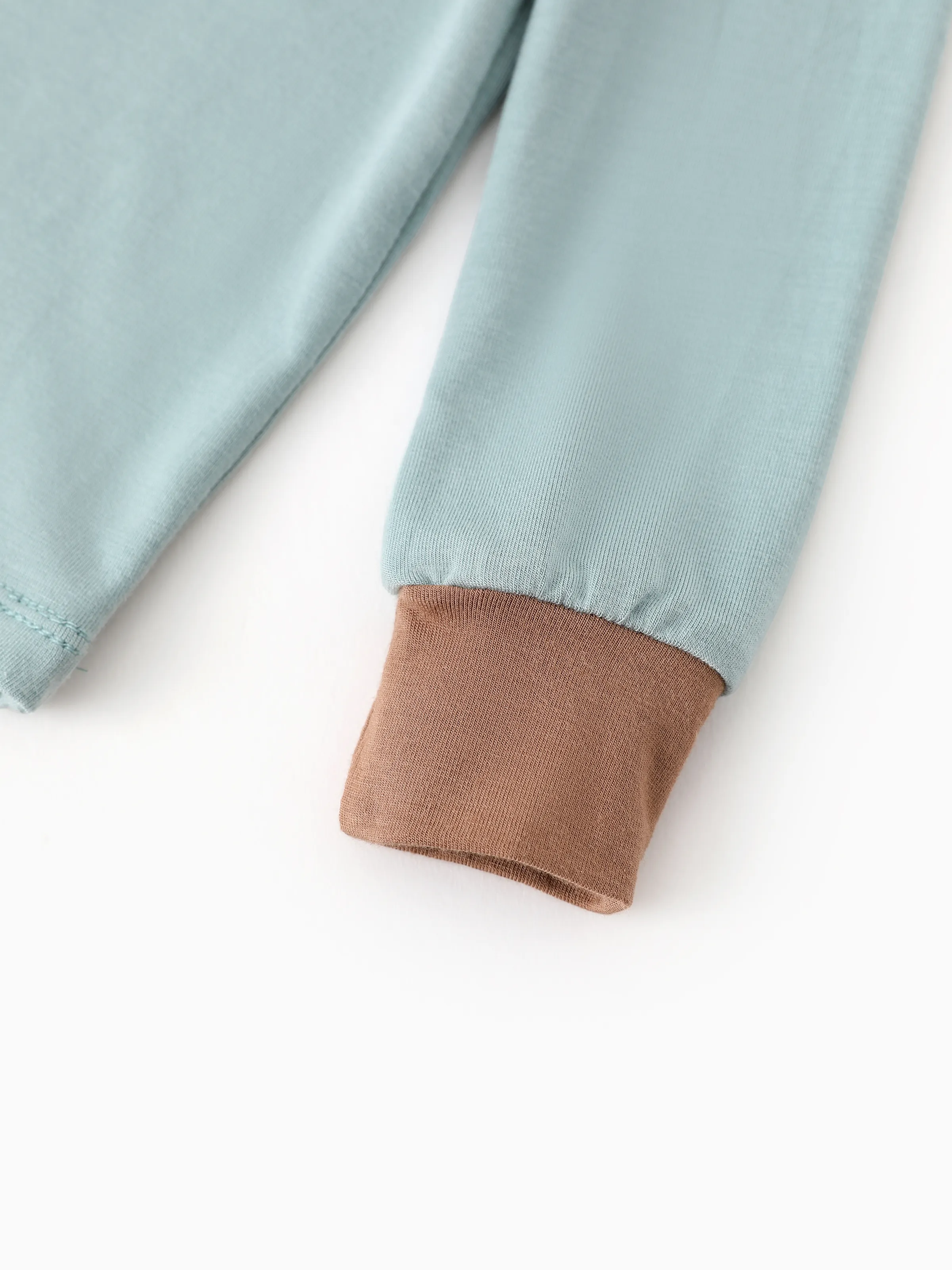Baby 2-piece Tencel Modal Pajamas Set for Girls / Boys ( Snug-Fitting ) Green - Image 9
