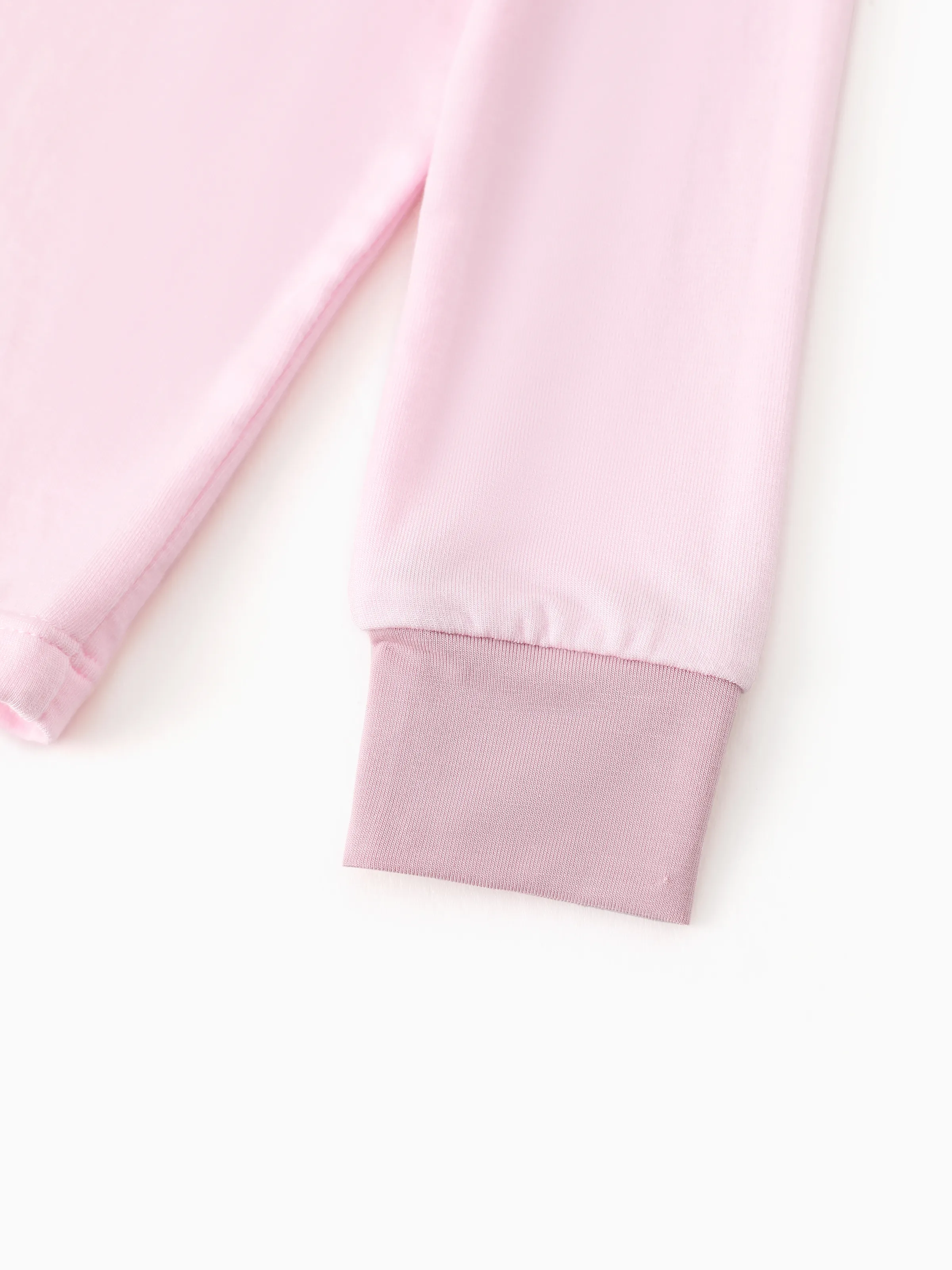 Baby 2-piece Tencel Modal Pajamas Set for Girls / Boys ( Snug-Fitting ) Pink - Image 9