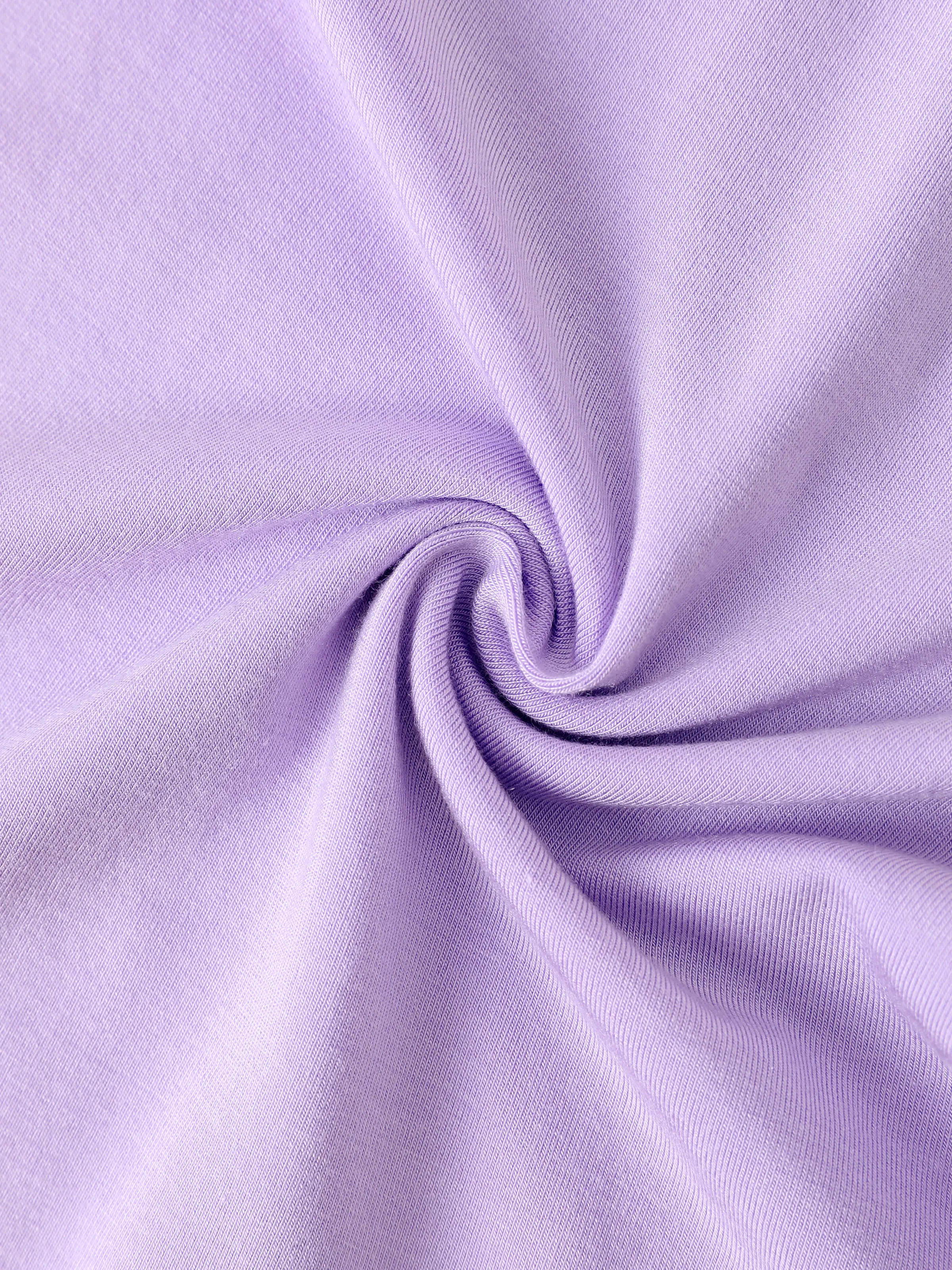 Baby 2-piece Tencel Modal Pajamas Set for Girls / Boys ( Snug-Fitting ) Purple - Image 10