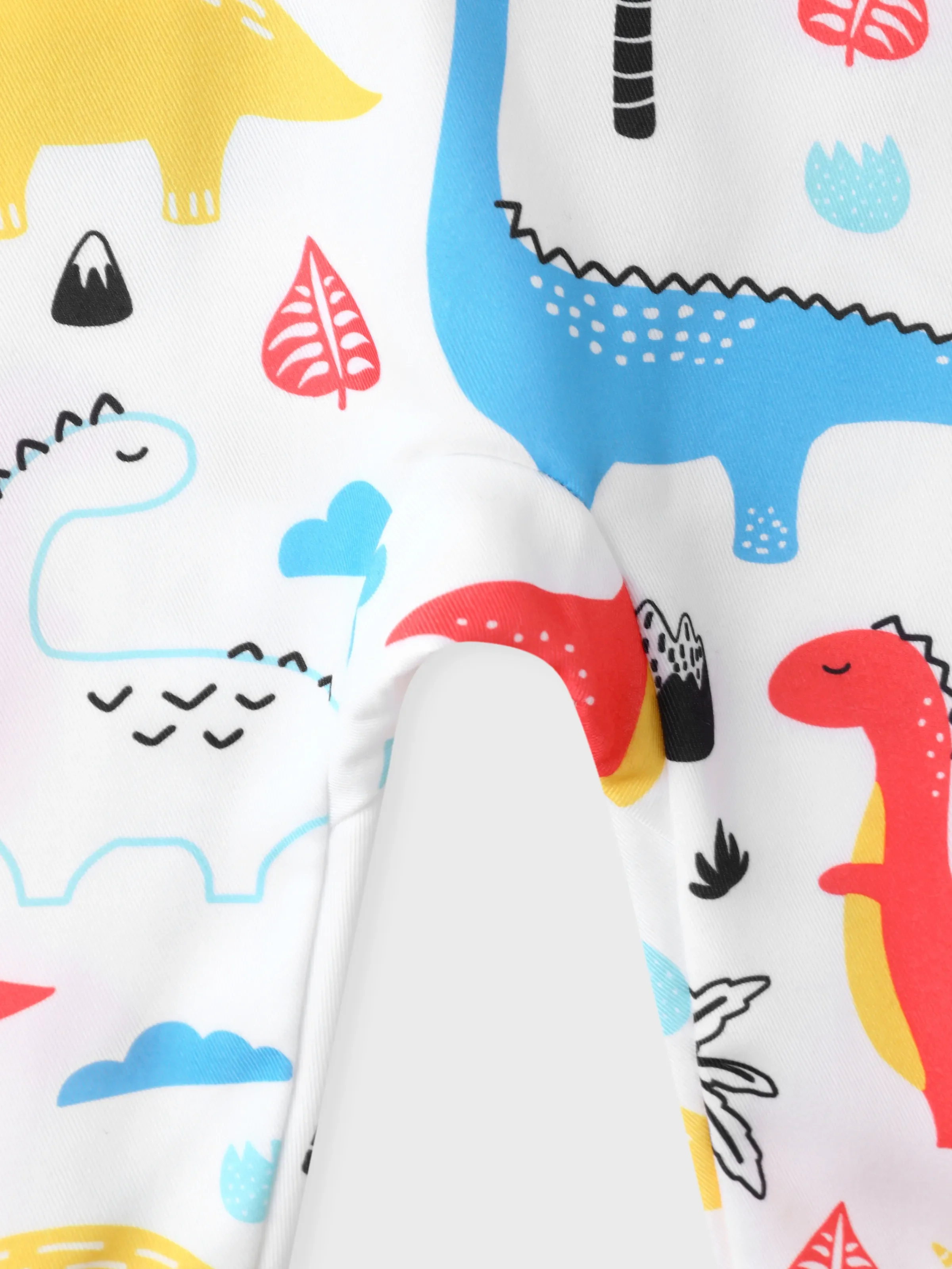 Baby Boy All Over Multicolor Dinosaur Print Sleeveless Jumpsuit Overalls Multi-color - Image 5