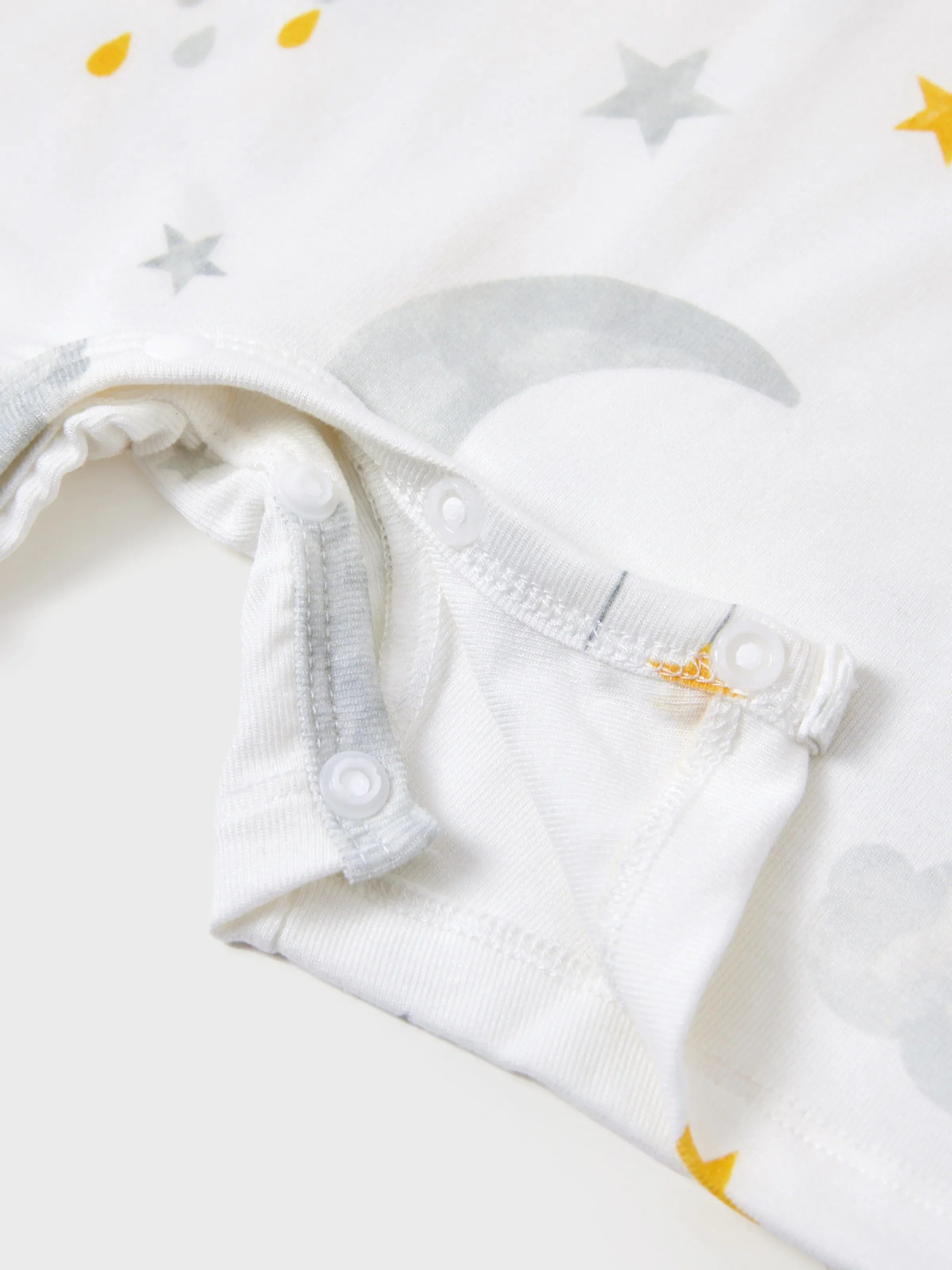 Baby Boy/Girl Childlike Letter Print Romper Grey - Image 7
