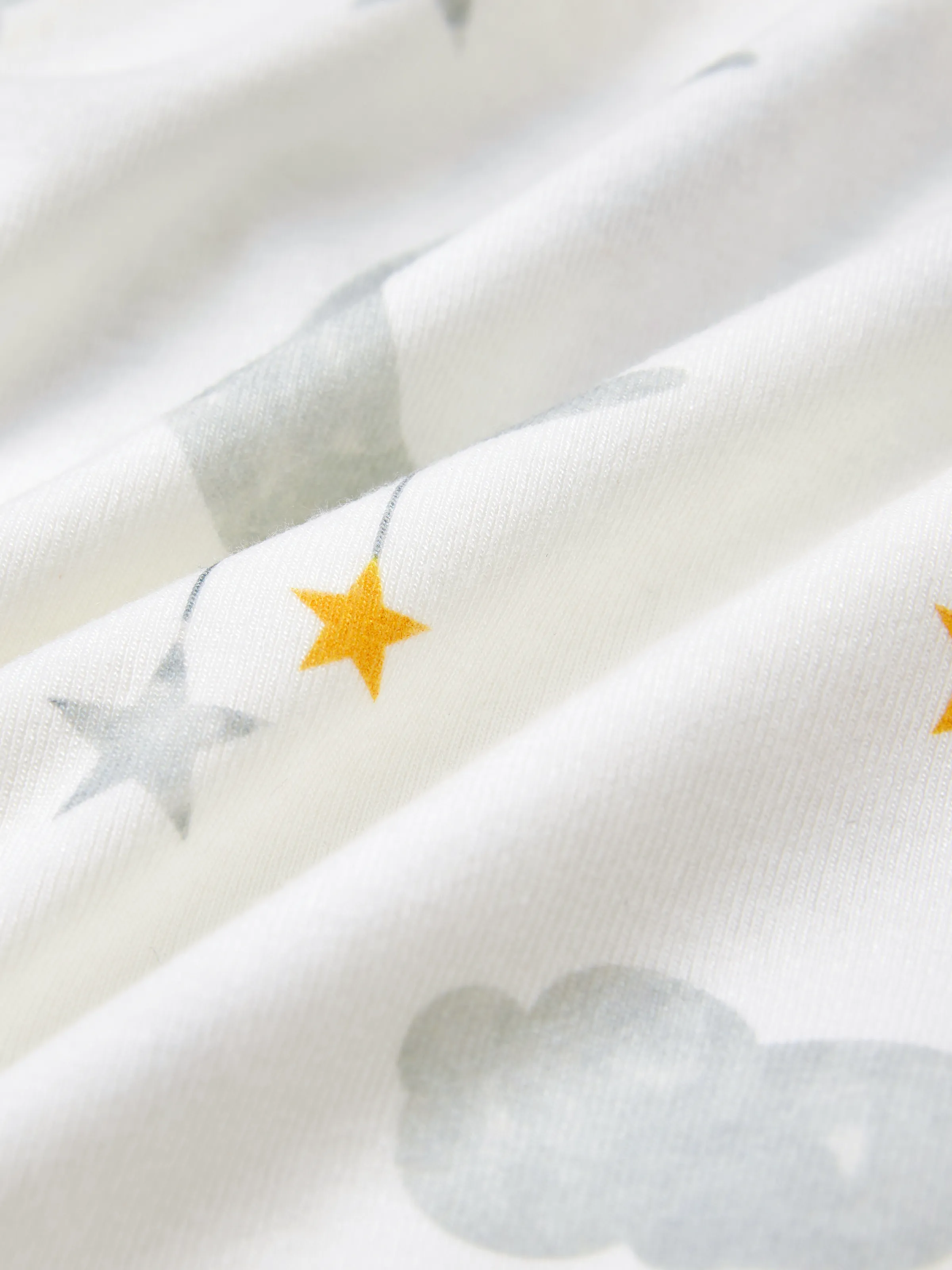 Baby Boy/Girl Childlike Letter Print Romper White - Image 8
