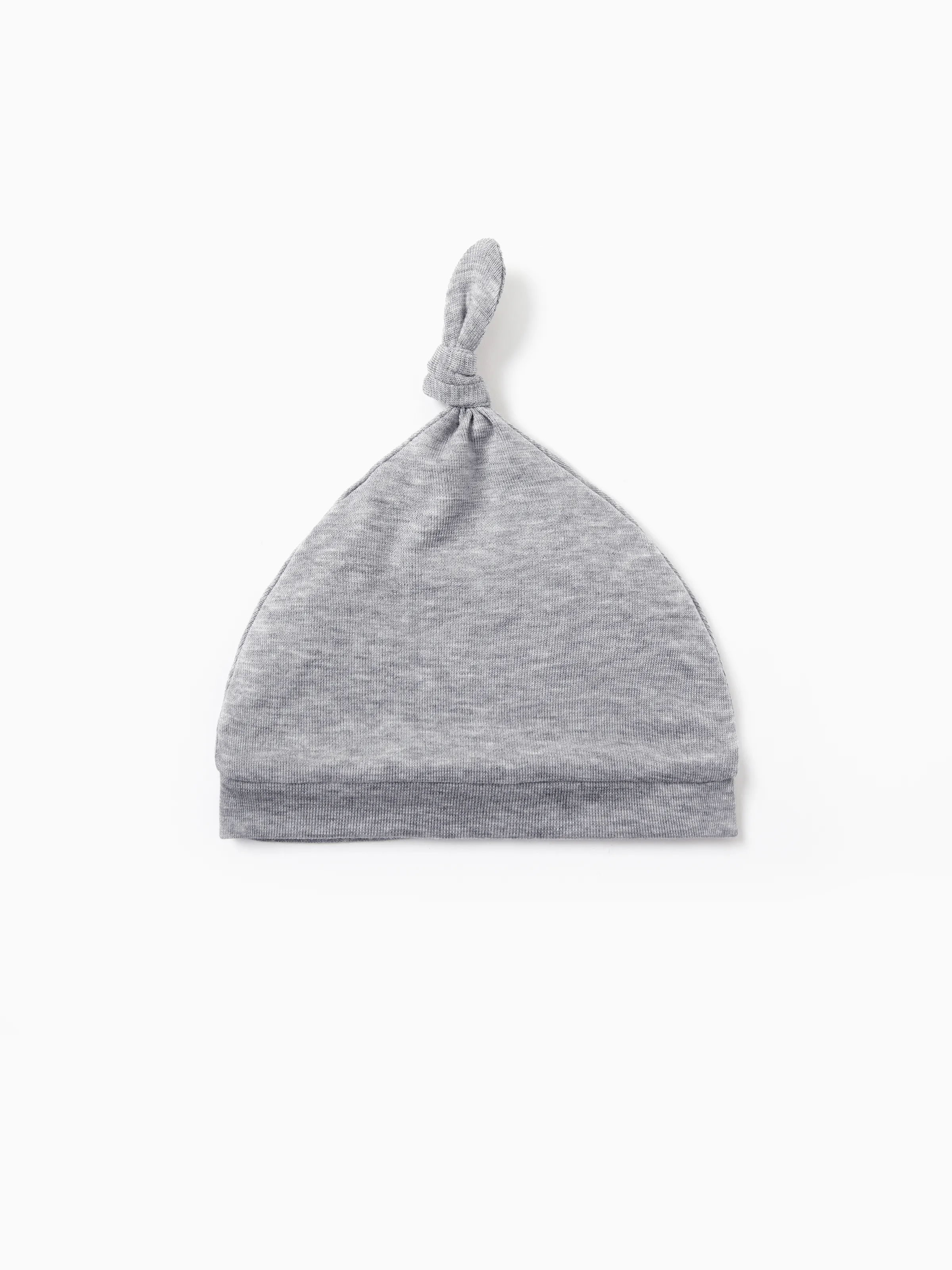 Baby Boy/Girl Solid Color Baby Sleeping Bag Infant Gown with Hat Grey - Image 4