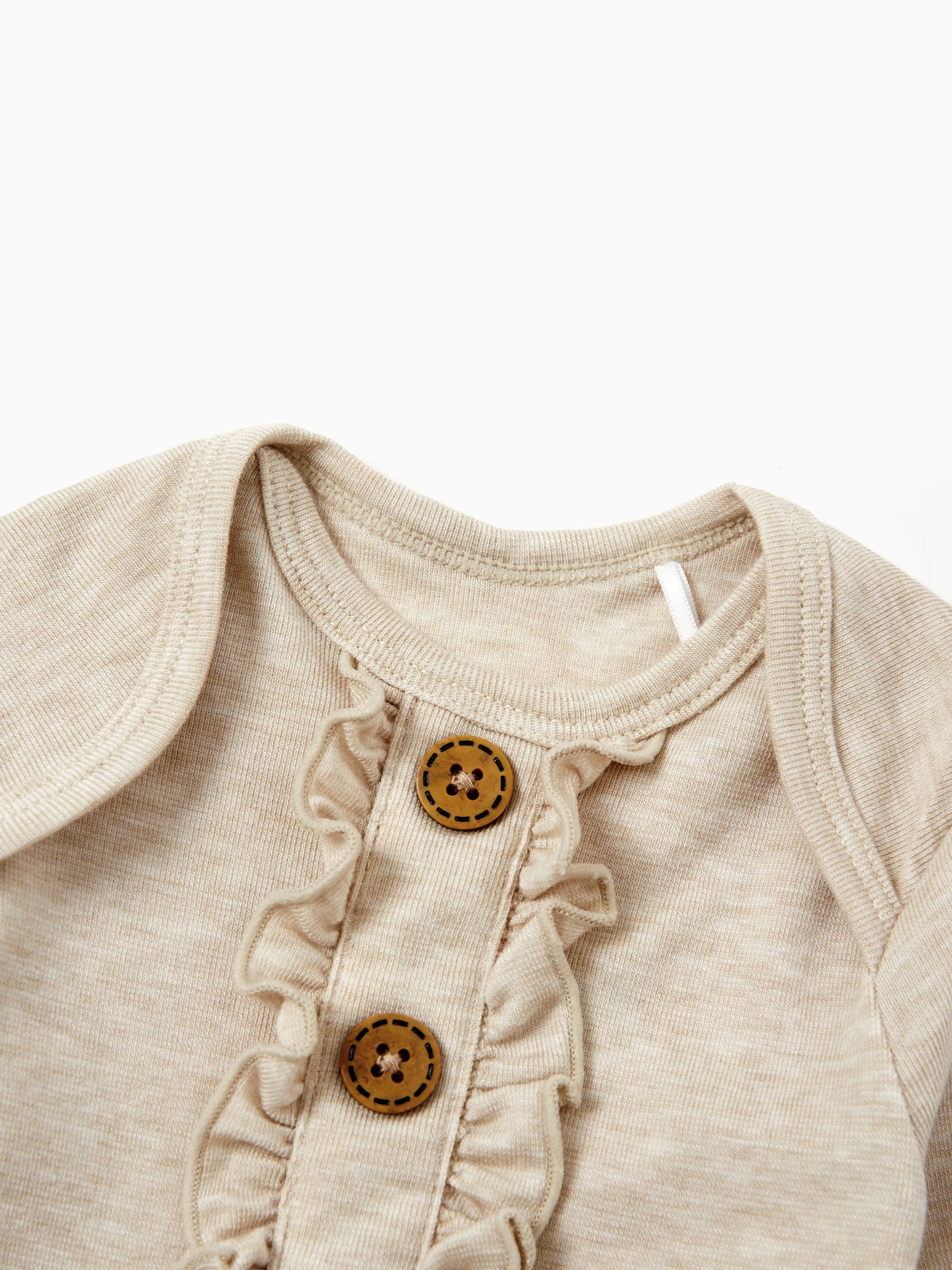 Baby Girl Wool Sleeping Bag Infant Gown with Headband Apricot - Image 7