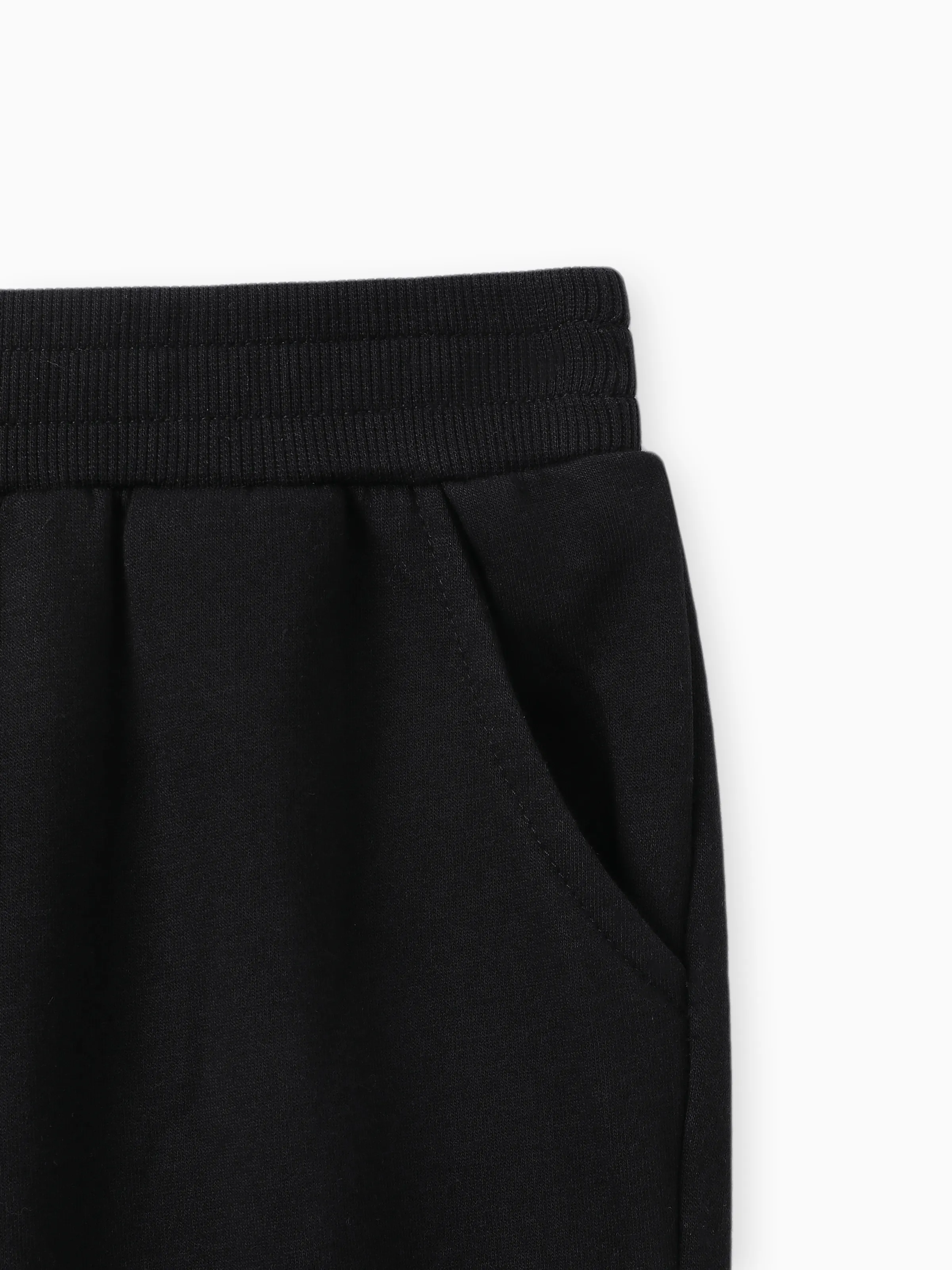Baby / Toddler Solid Pocket Casual Pants Black - Image 6