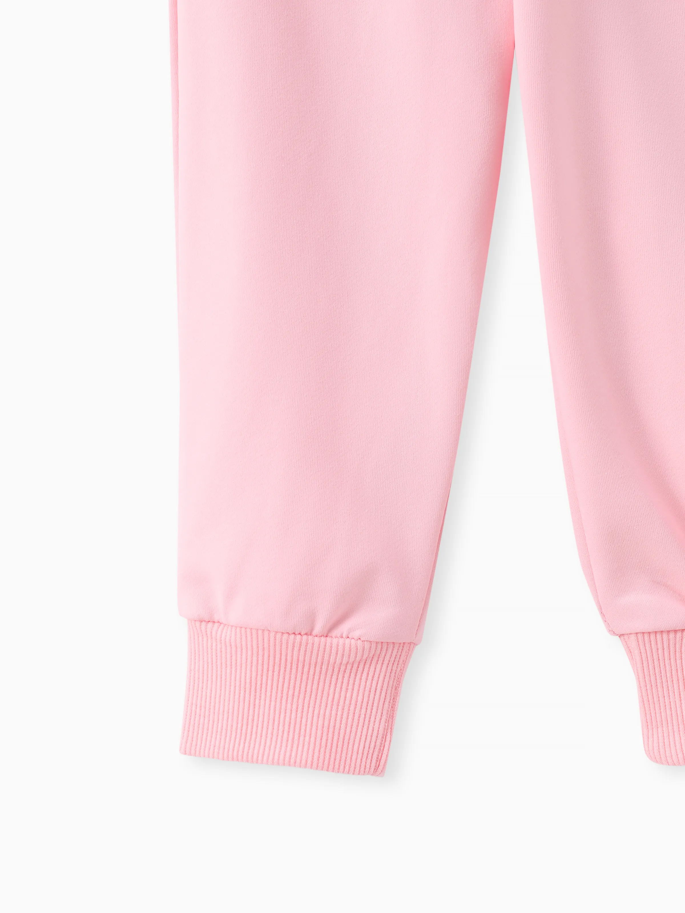 Baby/Toddler Girl Clothes 2pcs Bear Style Sweatshirt and Pants Set Pink - Image 9