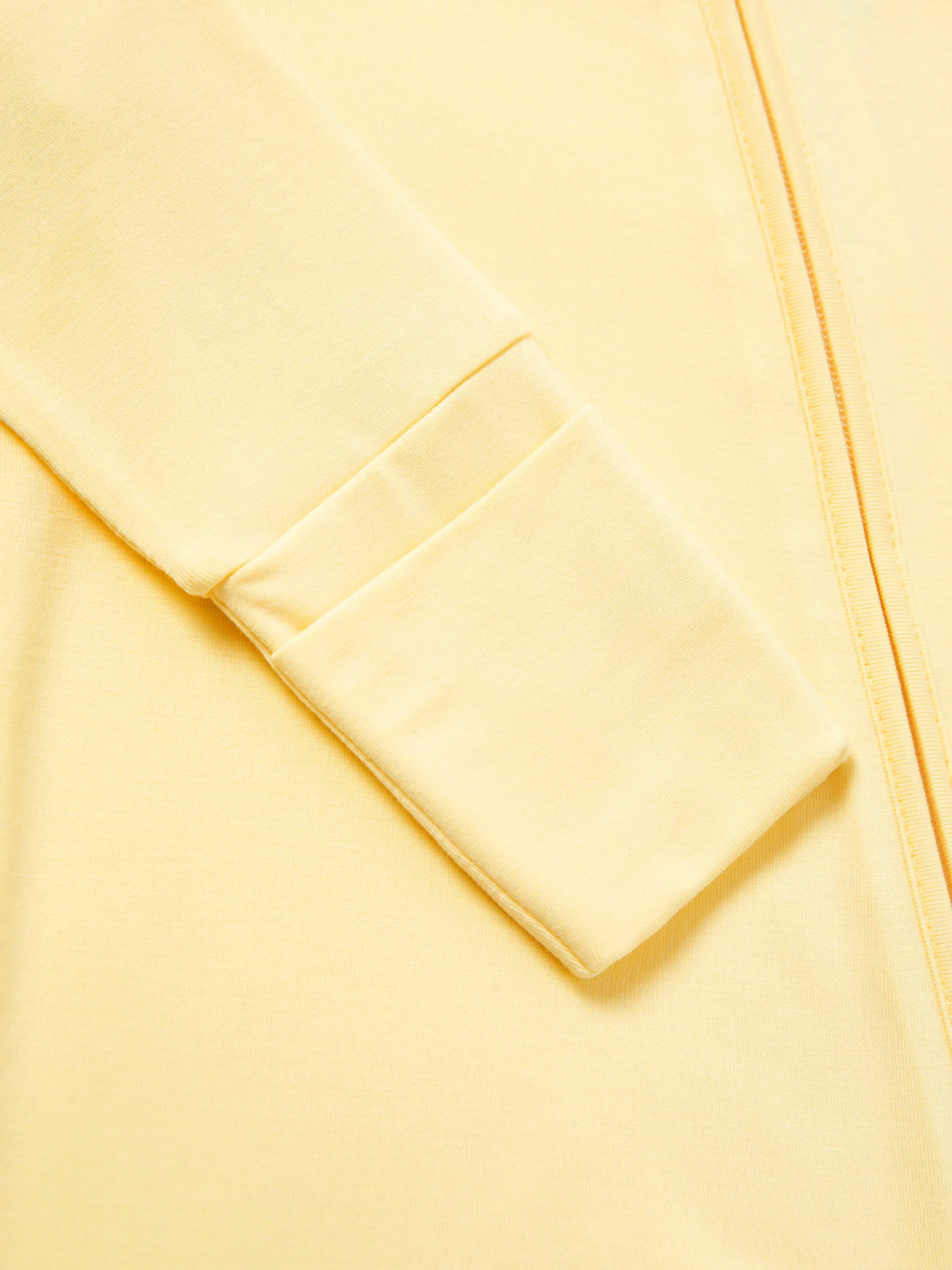 Bamboo 2-Pack Footies Baby Boy / Girl 2-Way Zipper Anti Slip Long Sleeve Rompers Pale Yellow - Image 11