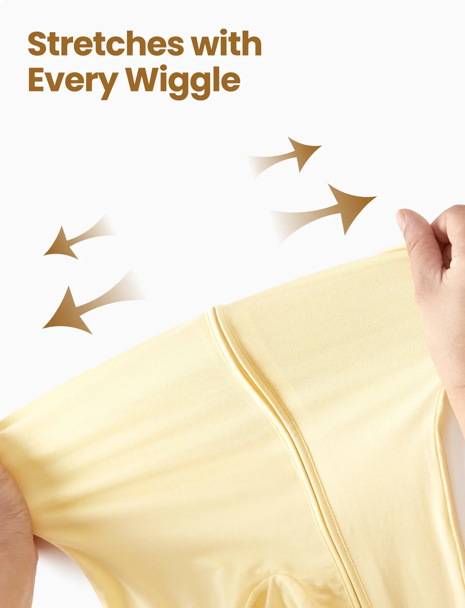 Bamboo 2-Pack Footies Baby Boy / Girl 2-Way Zipper Anti Slip Long Sleeve Rompers Pale Yellow - Image 5