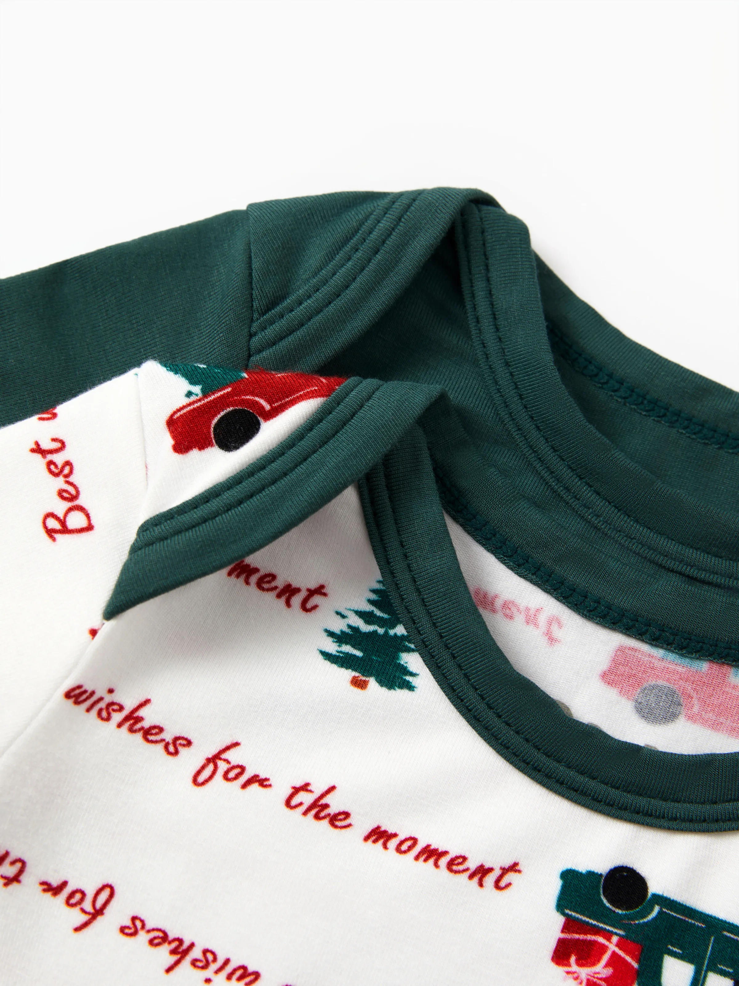 Bamboo Baby Bodysuits 2-piece Flora Long Sleeve Rompers for Baby Girls Infant Green - Image 7