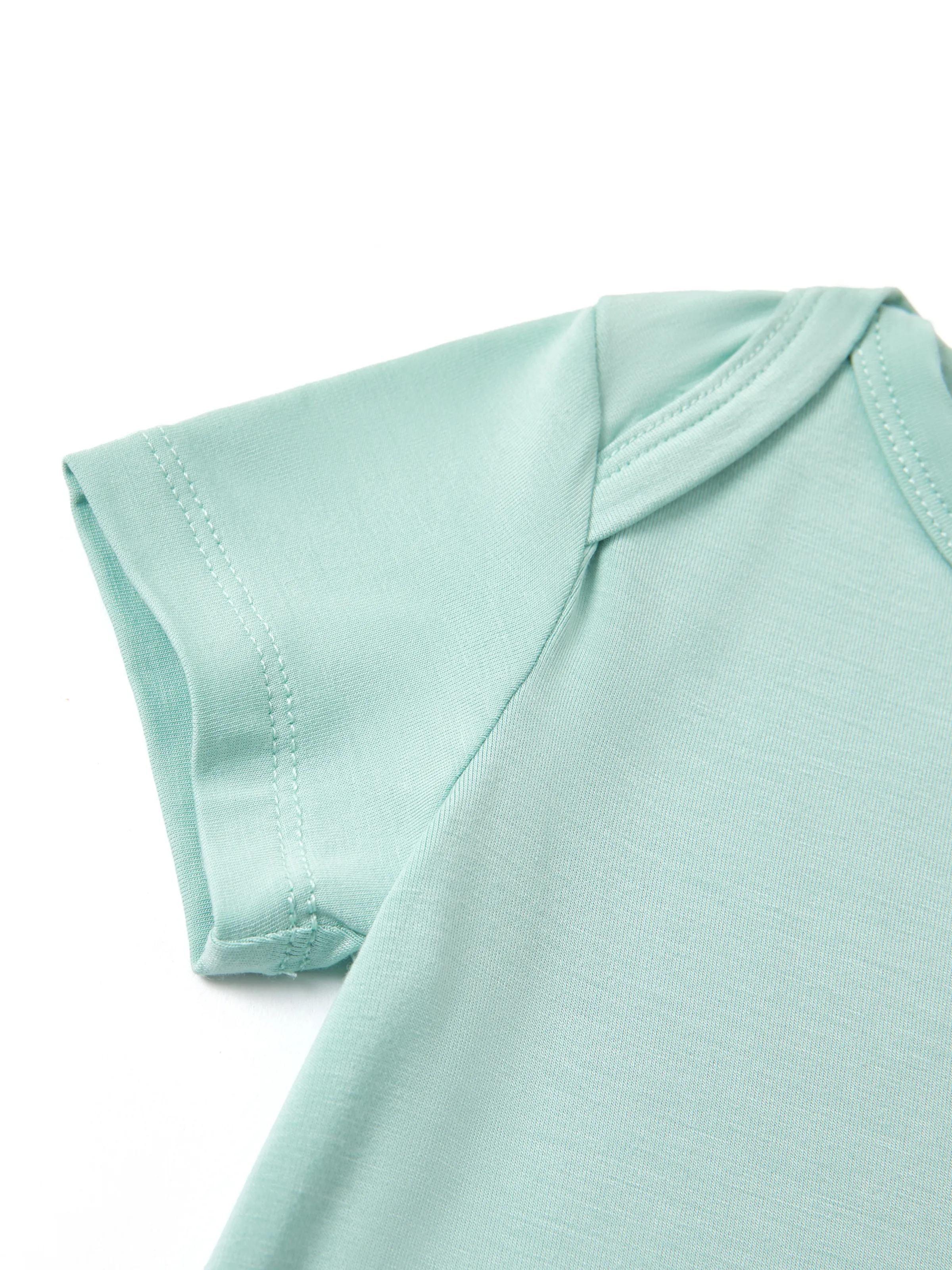Bamboo Baby Boy/Girl Casual Romper Green - Image 4