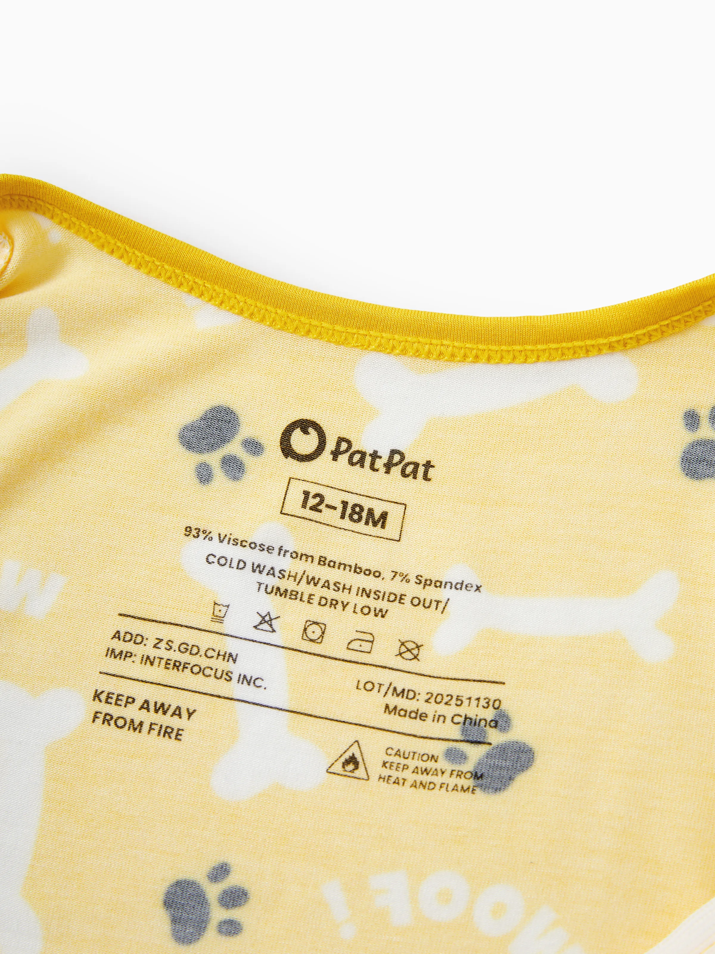 Bamboo Baby Boy/Girl 2-Pack Natural Animal or Plant Long Sleeve Romper 2-Way Zip Anti Slip Footie Yellow - Image 6