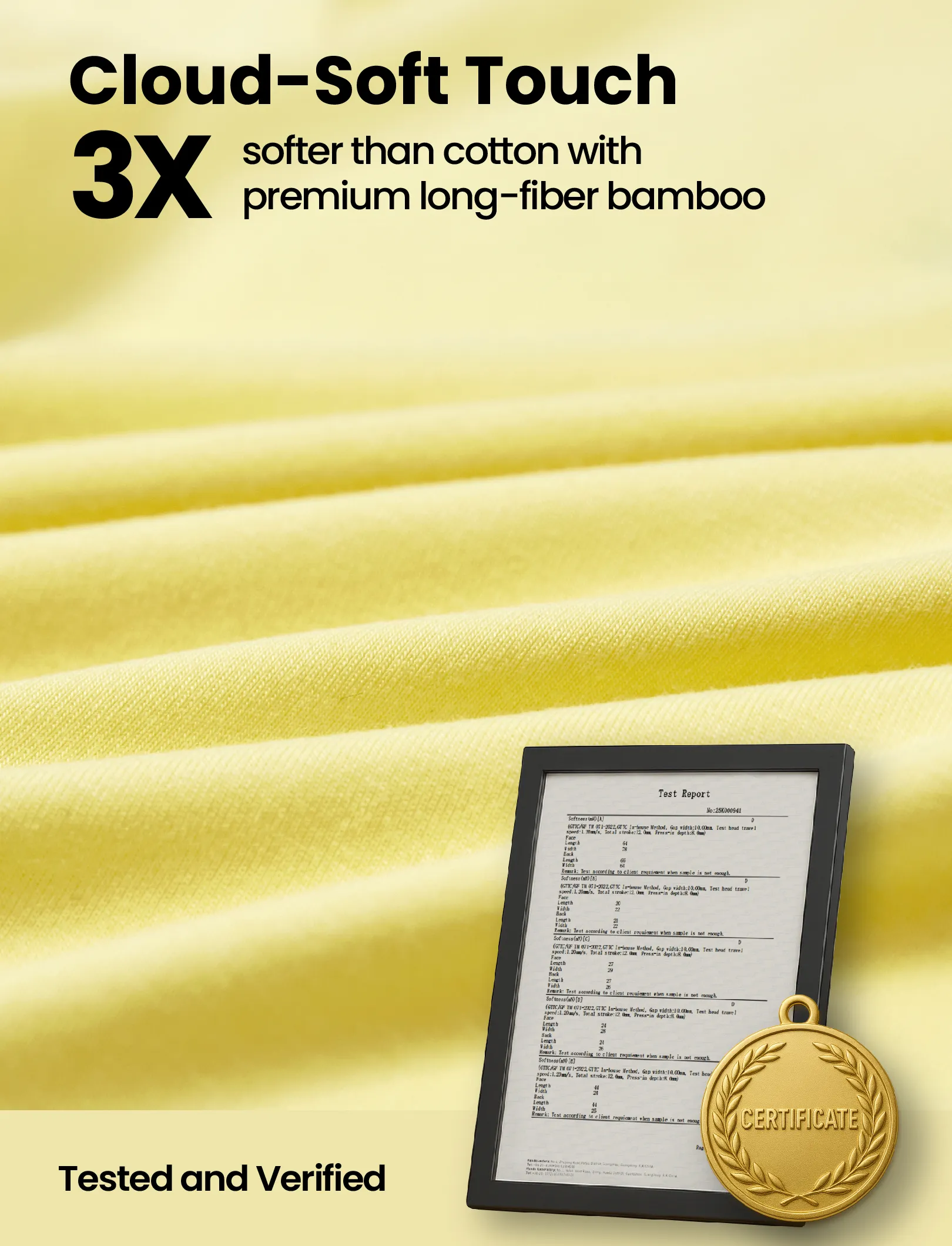 Bamboo Baby Boy/Girl 2-Pack Solid&Printed Rompers Set Yellow - Image 4