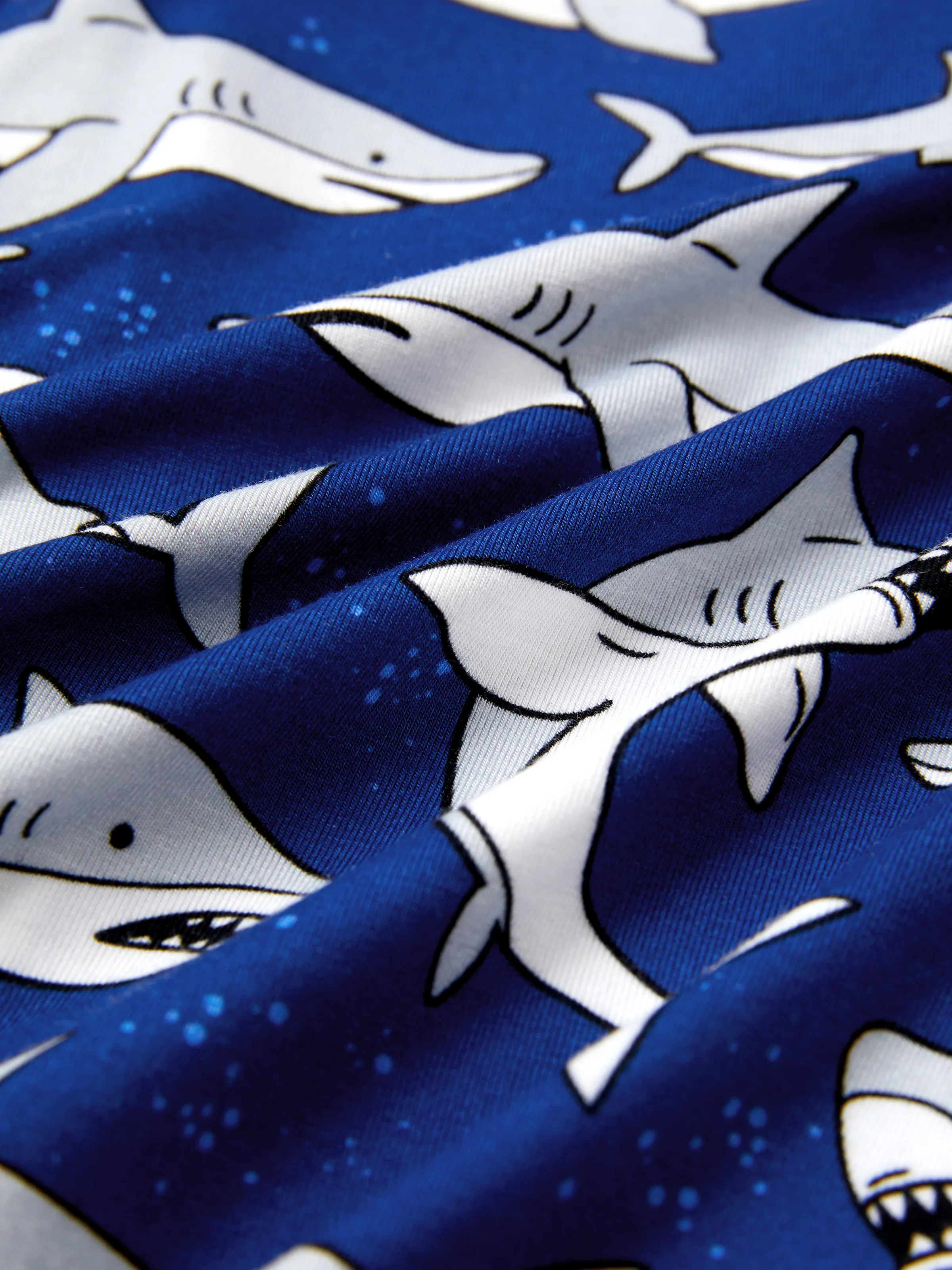 Bamboo Baby Boy/Girl Cartoon Printed 2-Way Zip Onesies Anti Slip Long-sleeve Footie Deep Blue - Image 13