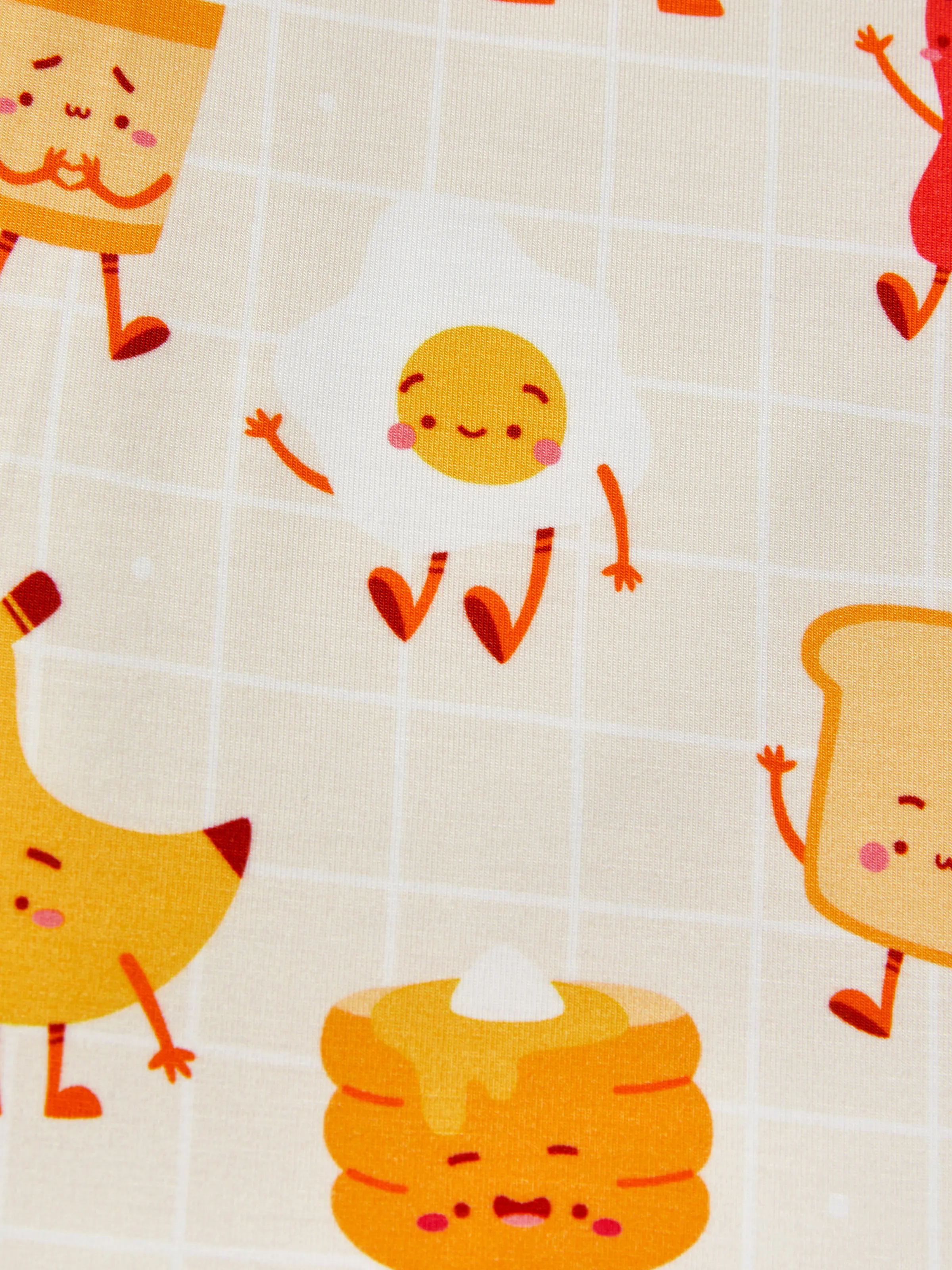 Bamboo Baby Boy/Girl Cartoon Printed 2-Way Zip Onesies Anti Slip Long-sleeve Footie Pale Yellow - Image 12