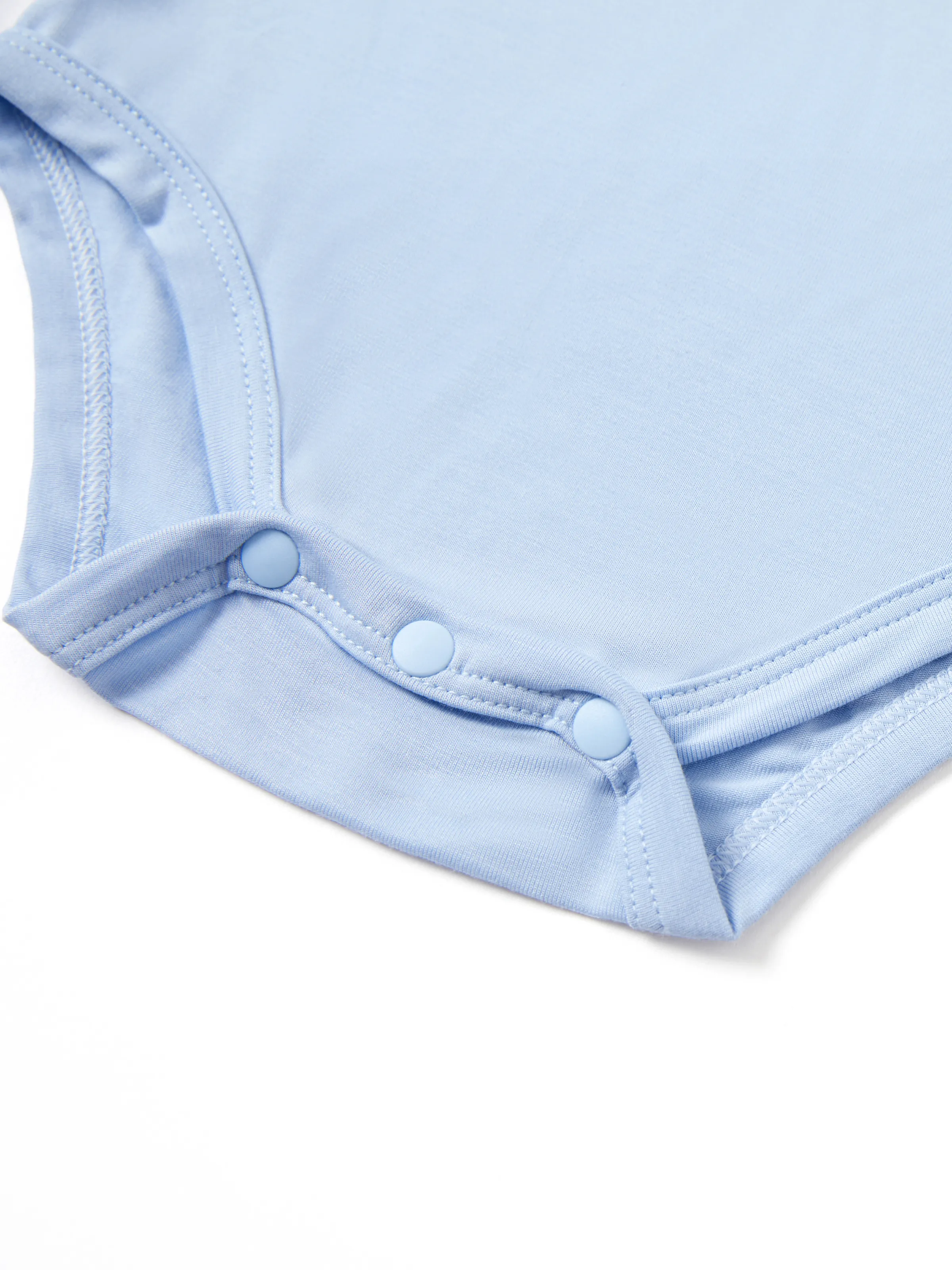 Bamboo Baby Boy/Girl Casual Romper Blue - Image 5