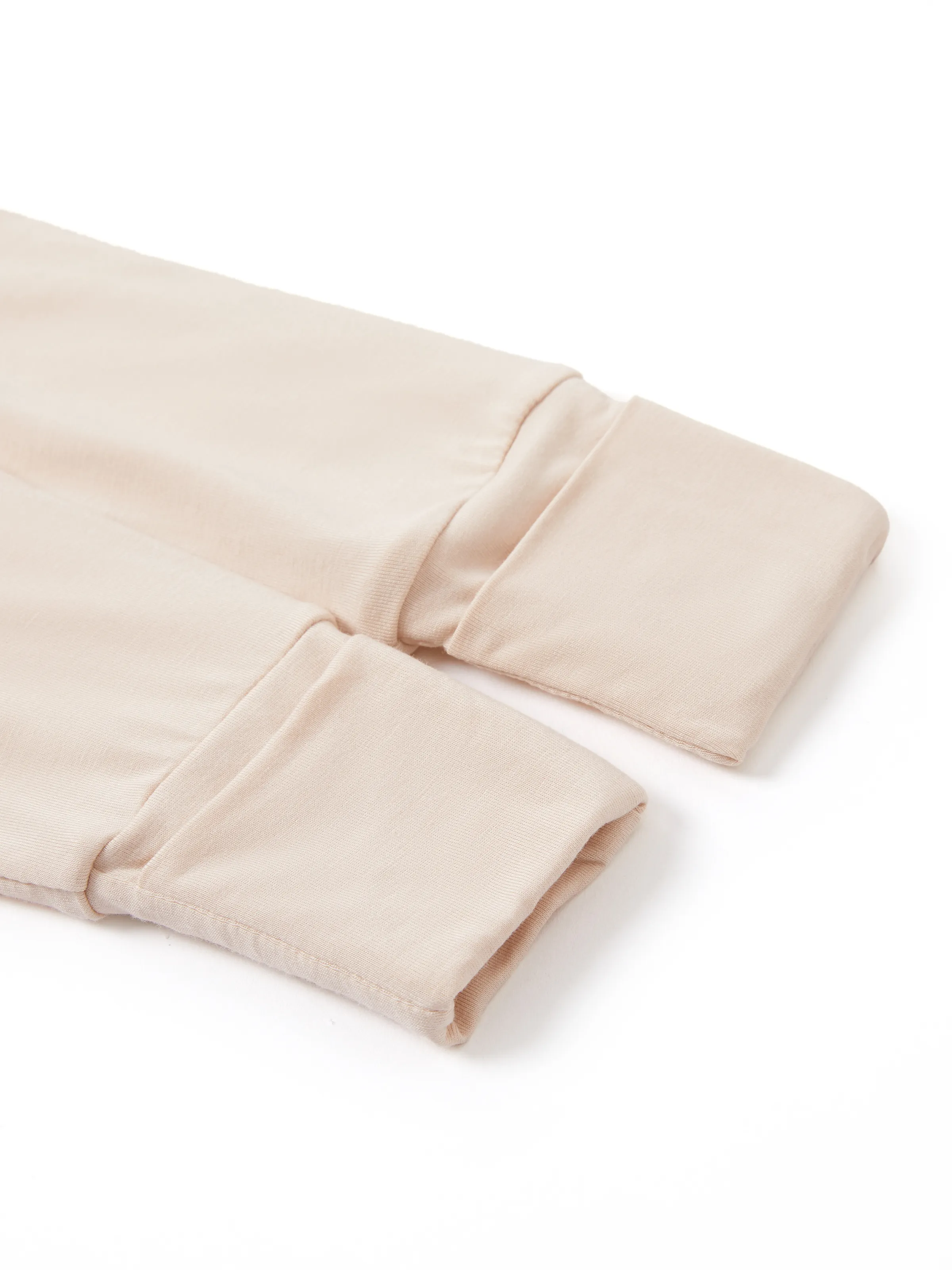 Bamboo Baby Boy/Girl Sleeping Bag Infant Gown with Hat Apricot - Image 7