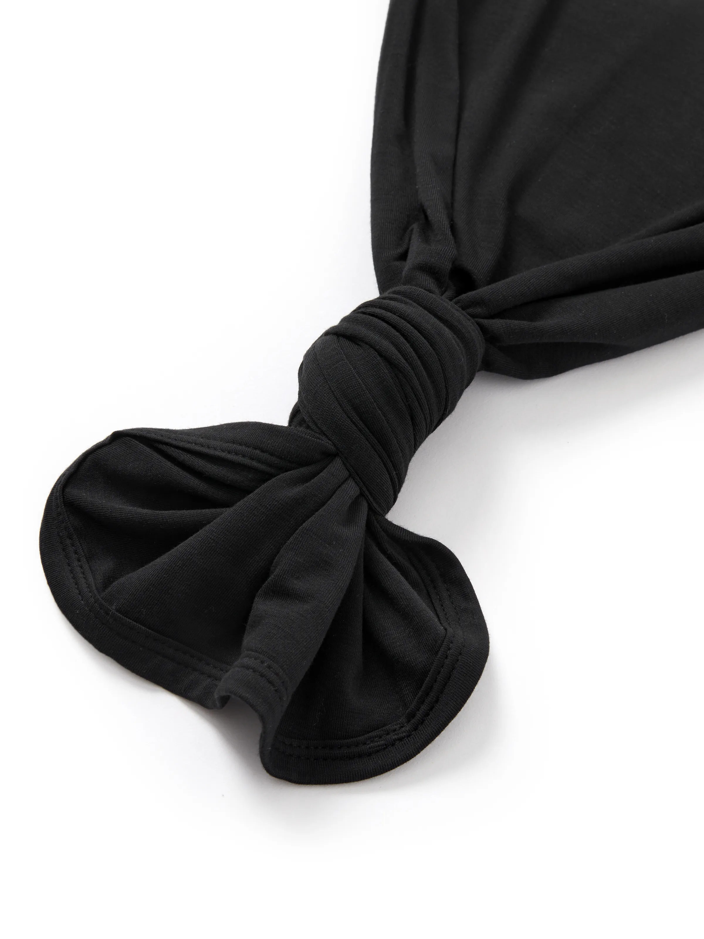 Bamboo Baby Boy/Girl Sleeping Bag Infant Gown with Hat Black - Image 9