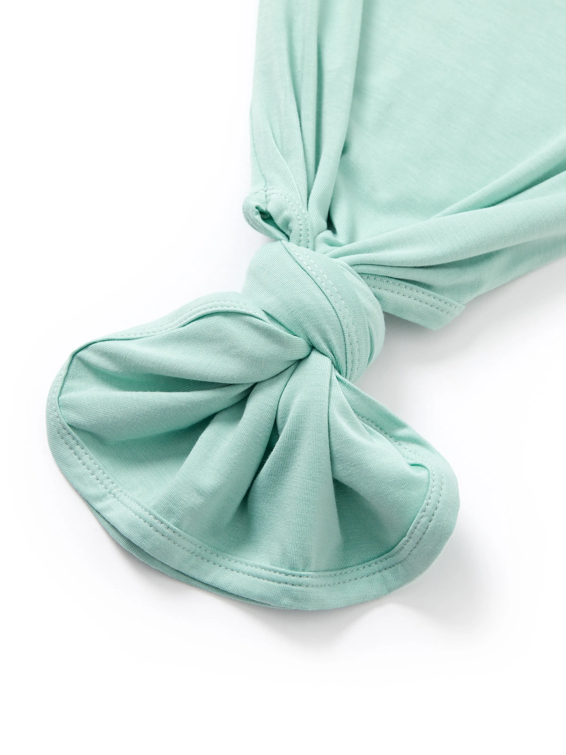 Bamboo Baby Boy/Girl Sleeping Bag Infant Gown with Hat Light Green - Image 10