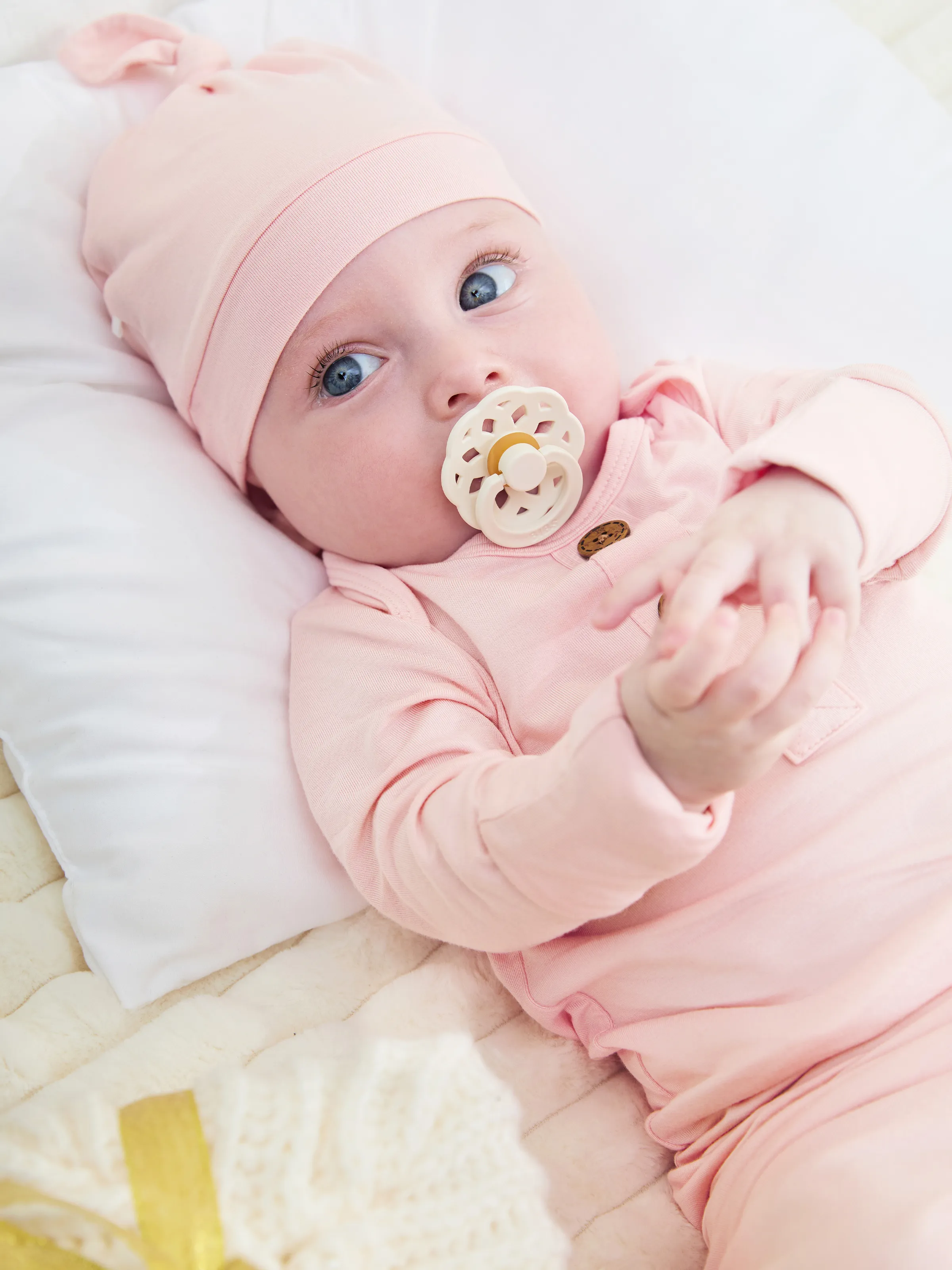 Bamboo Baby Boy/Girl Sleeping Bag Infant Gown with Hat Pink - Image 6