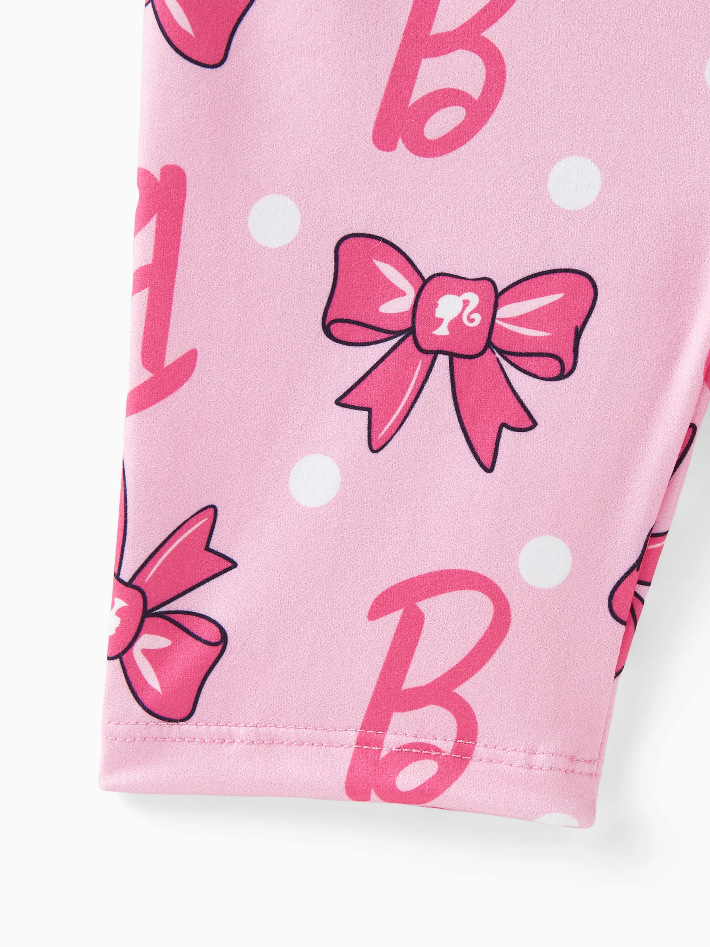 Barbie Toddler/Kid GirlsBowknot Print Leggings
 Pink - Image 6