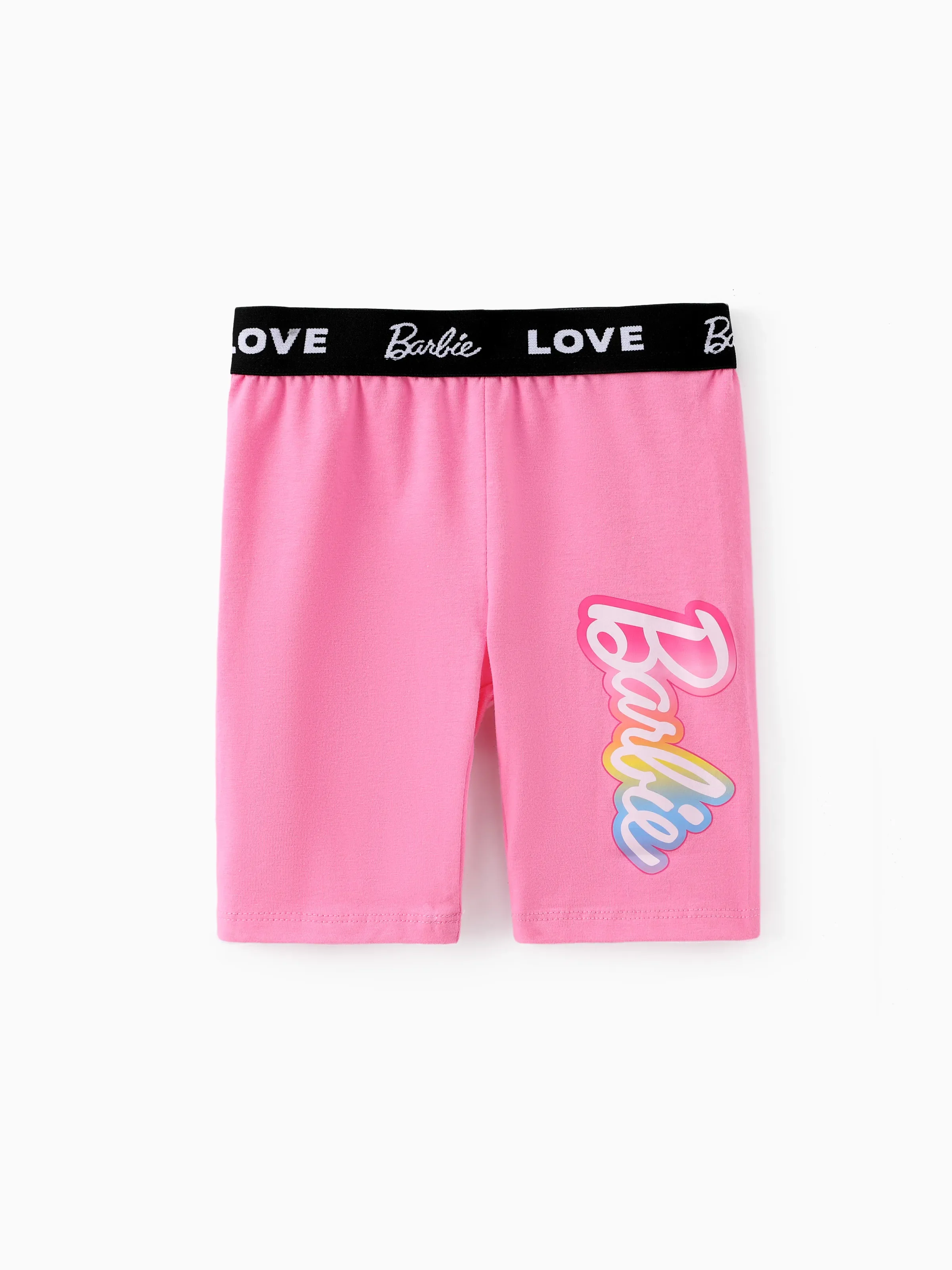 Barbie Toddler/Kid Girl 2pcs Sporty Sets with Letter Pattern Pink - Image 6