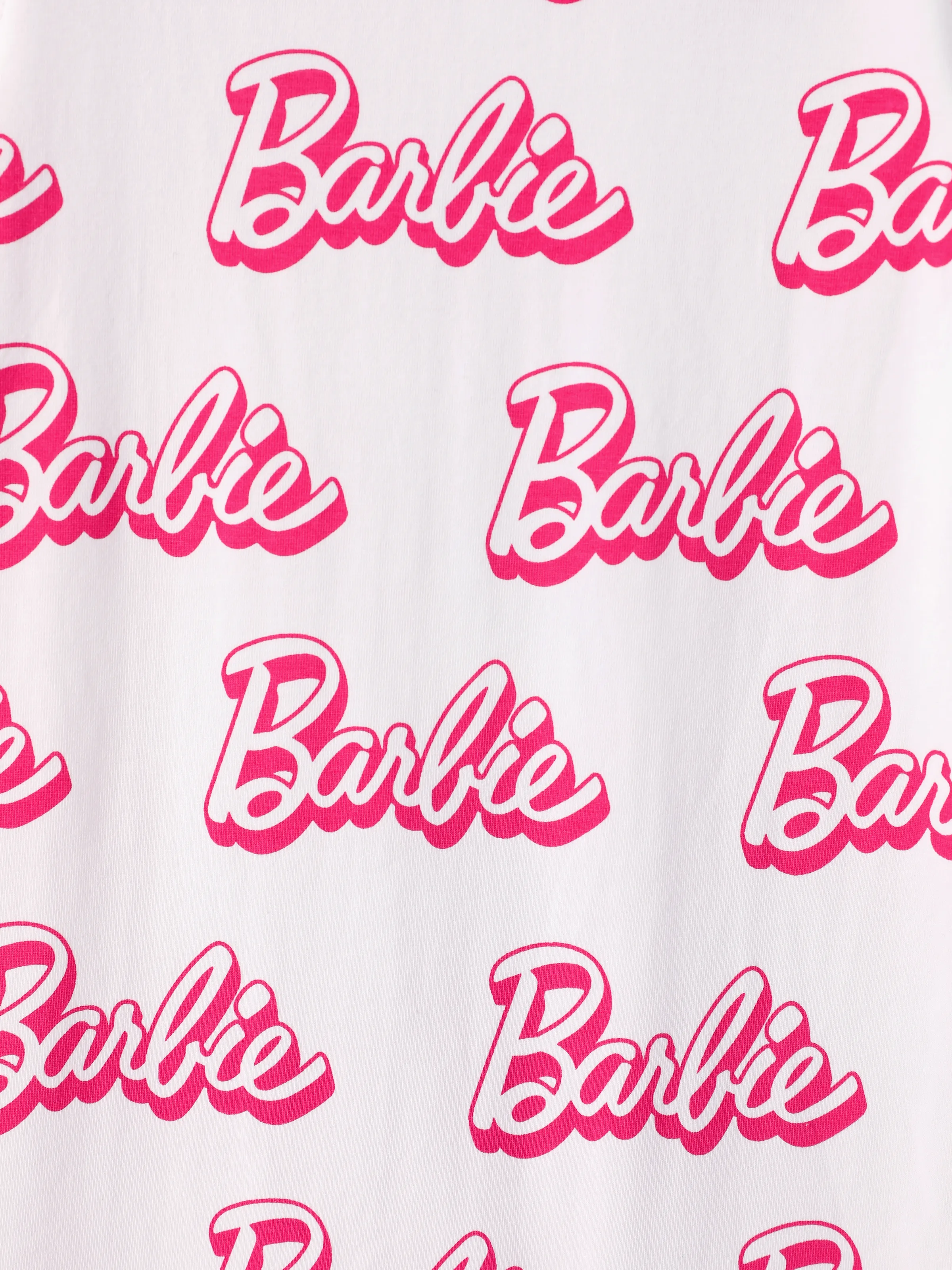 Barbie Baby Girl 2-Pack Childlike Cotton Jumpsuits Hot Pink - Image 12