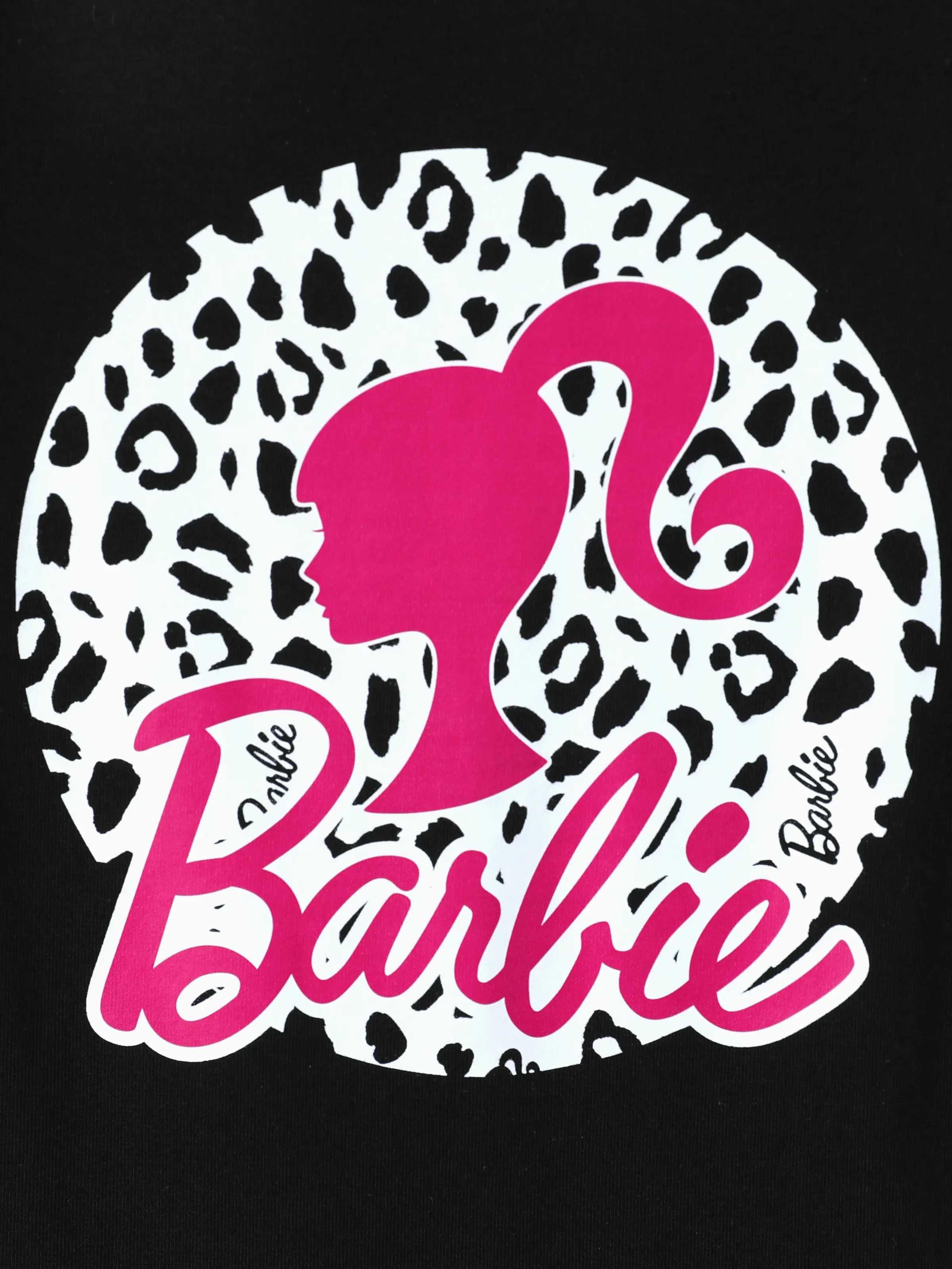 Barbie Baby Girl 2-Pack Childlike Cotton Jumpsuits Hot Pink - Image 2