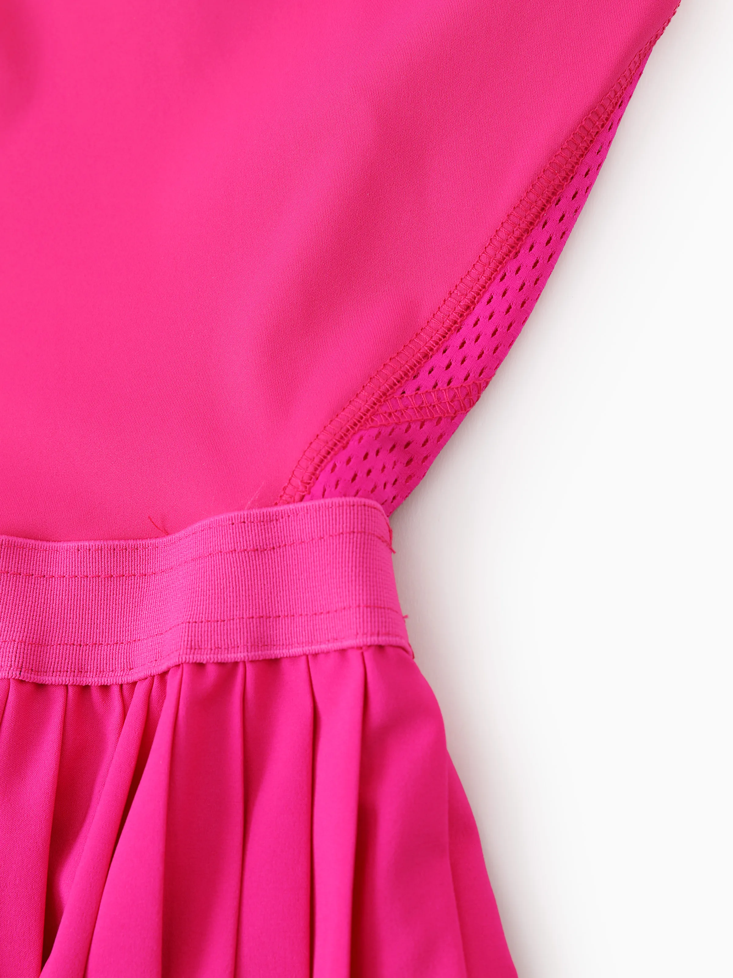 Barbie Mommy and me 1pc Polo Sporty Sleeveless Dress Hot Pink - Image 6