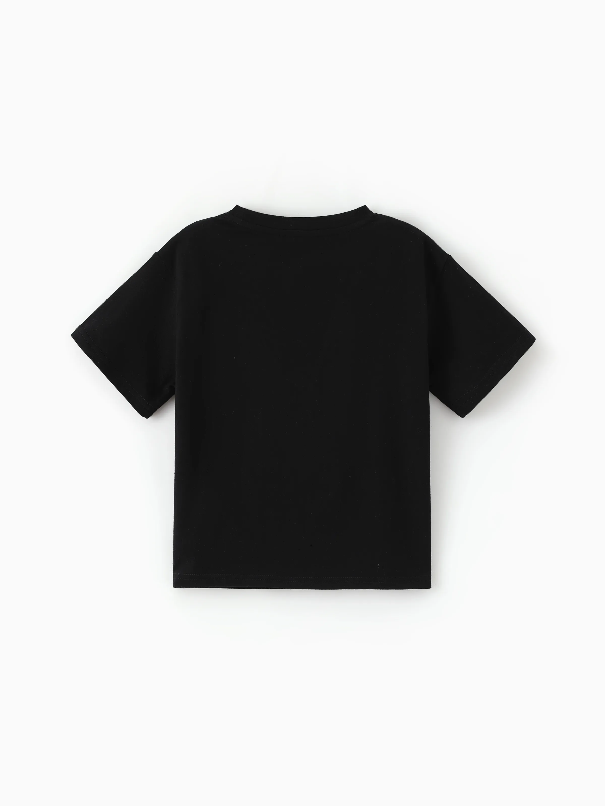 Barbie Mommy and Me Letter Print Short Sleeve Cotton Tee Black - Image 8