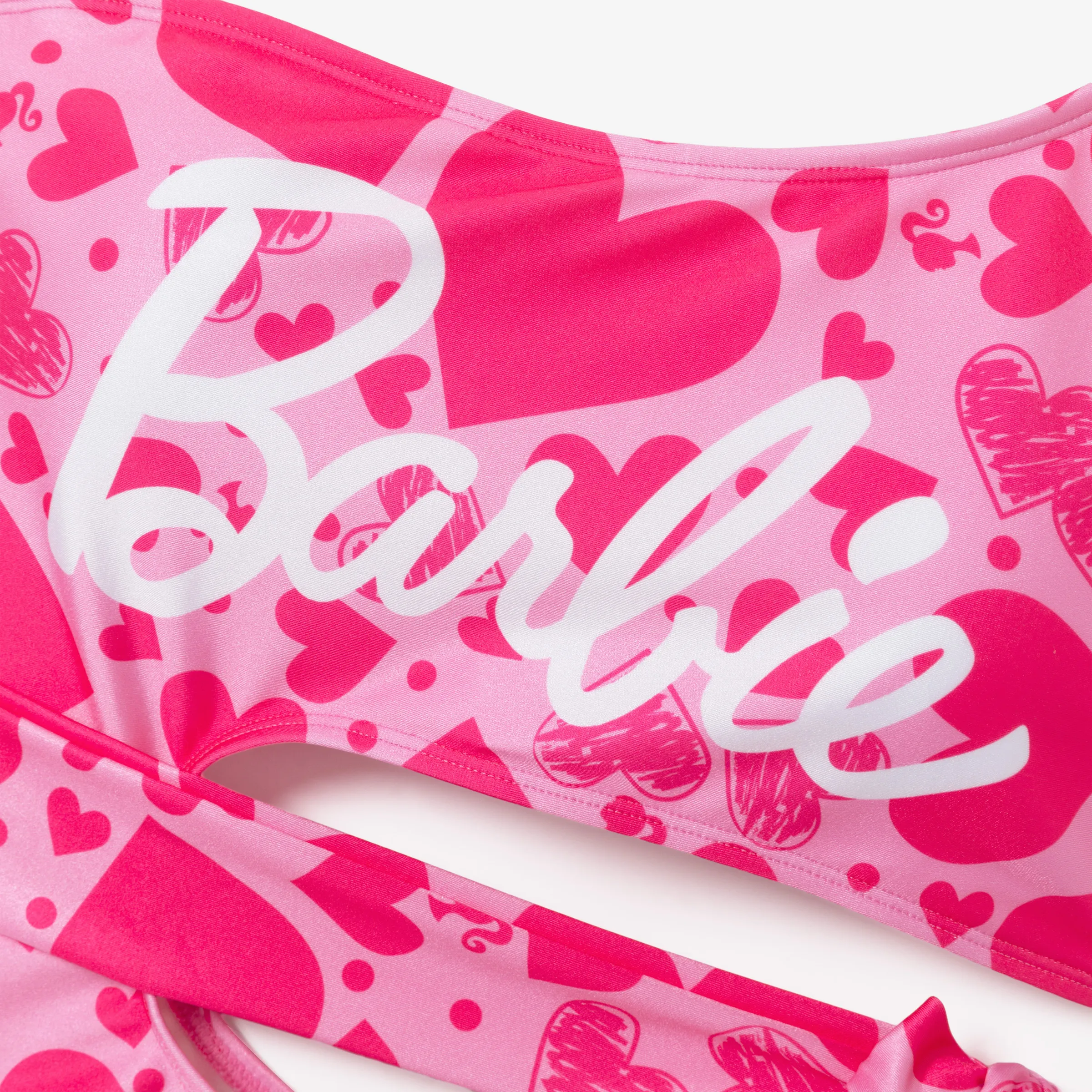 Barbie Mommy & Me Girls Heart-shaped Swimwear Roseo - Image 10