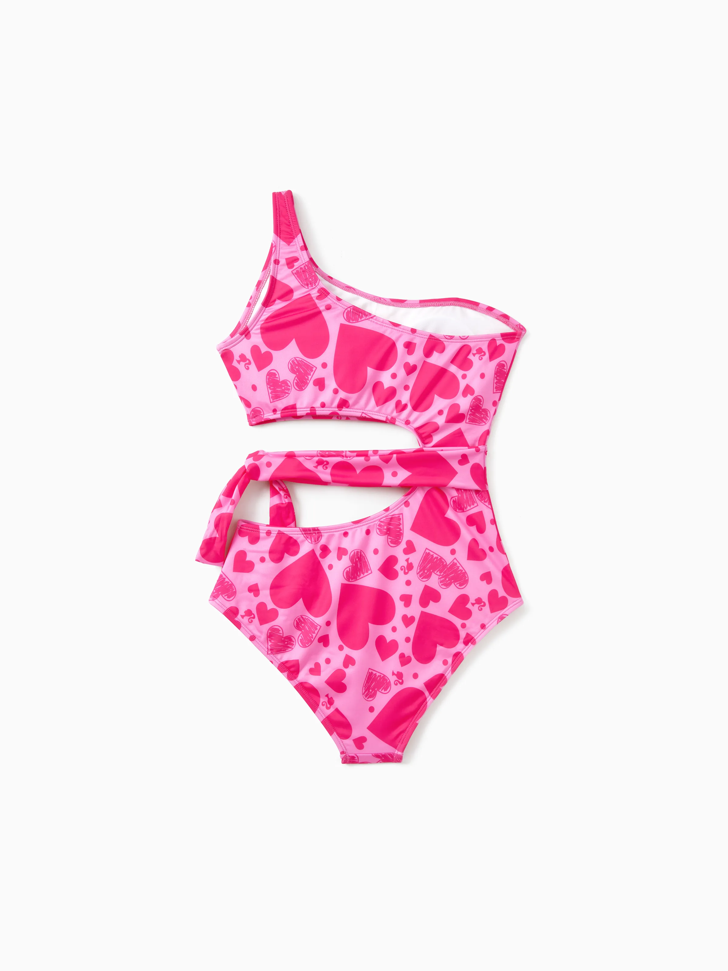 Barbie Mommy & Me Girls Heart-shaped Swimwear Roseo - Image 3