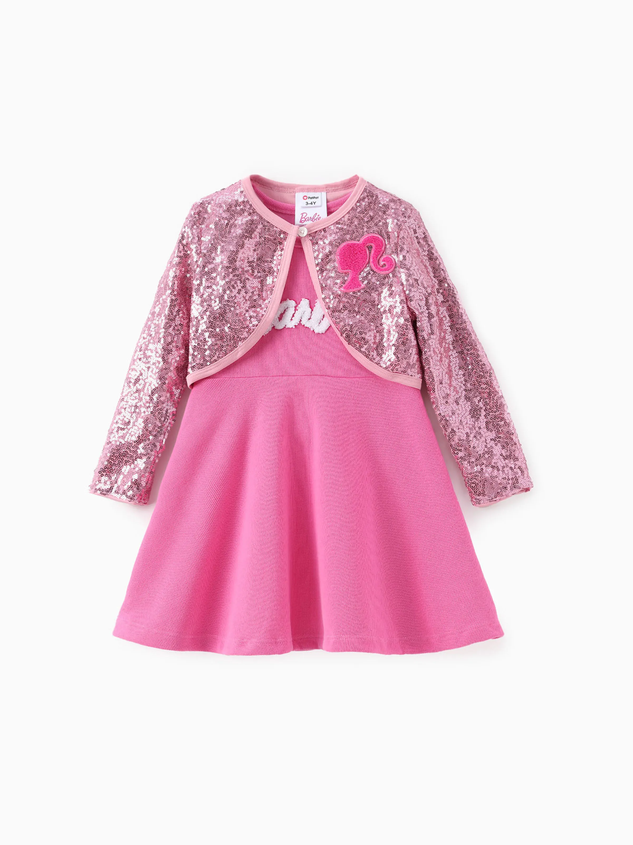 Barbie Outfit Mommy and Me Slanting Front Sweatshirt/ Sequin Maxi Skirt/Jacket/Dress Roseo - Image 8