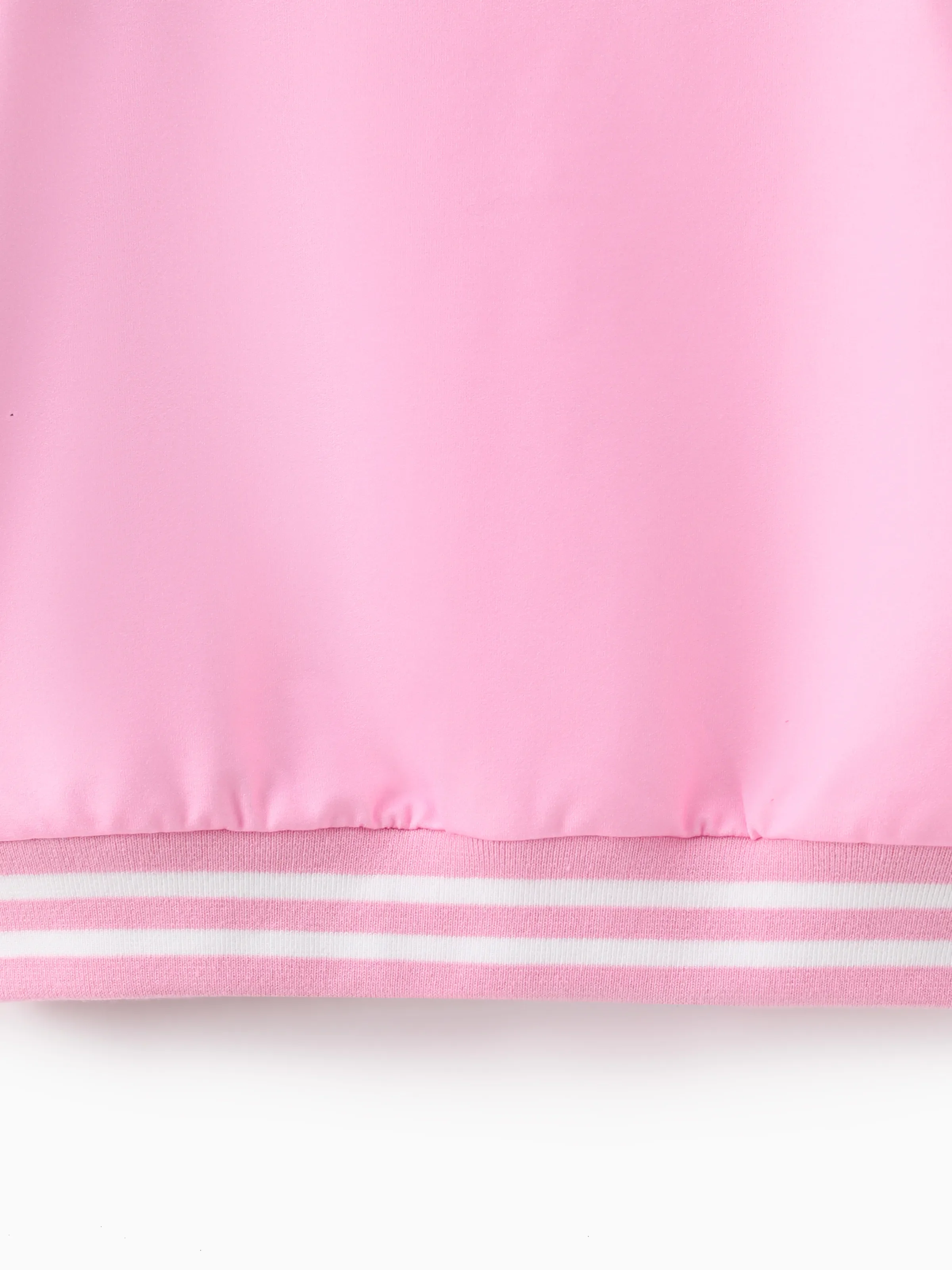 Barbie Outfit Toddler/Kid Girl Naia™ Letter Print Colorblock Lightweight Bomber Jacket Pink - Image 7