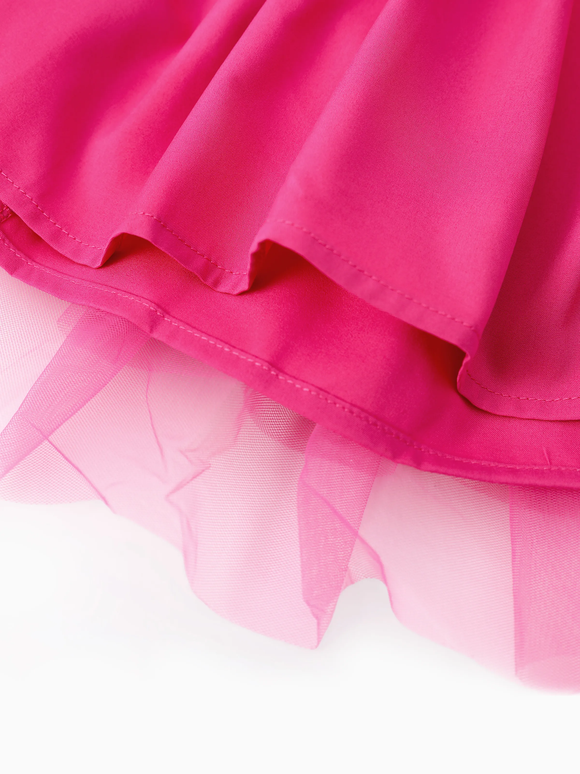 Barbie Toddler Girl 1pc Long-sleeve T-shirt or Tulle Skirt Set Hot Pink - Image 5
