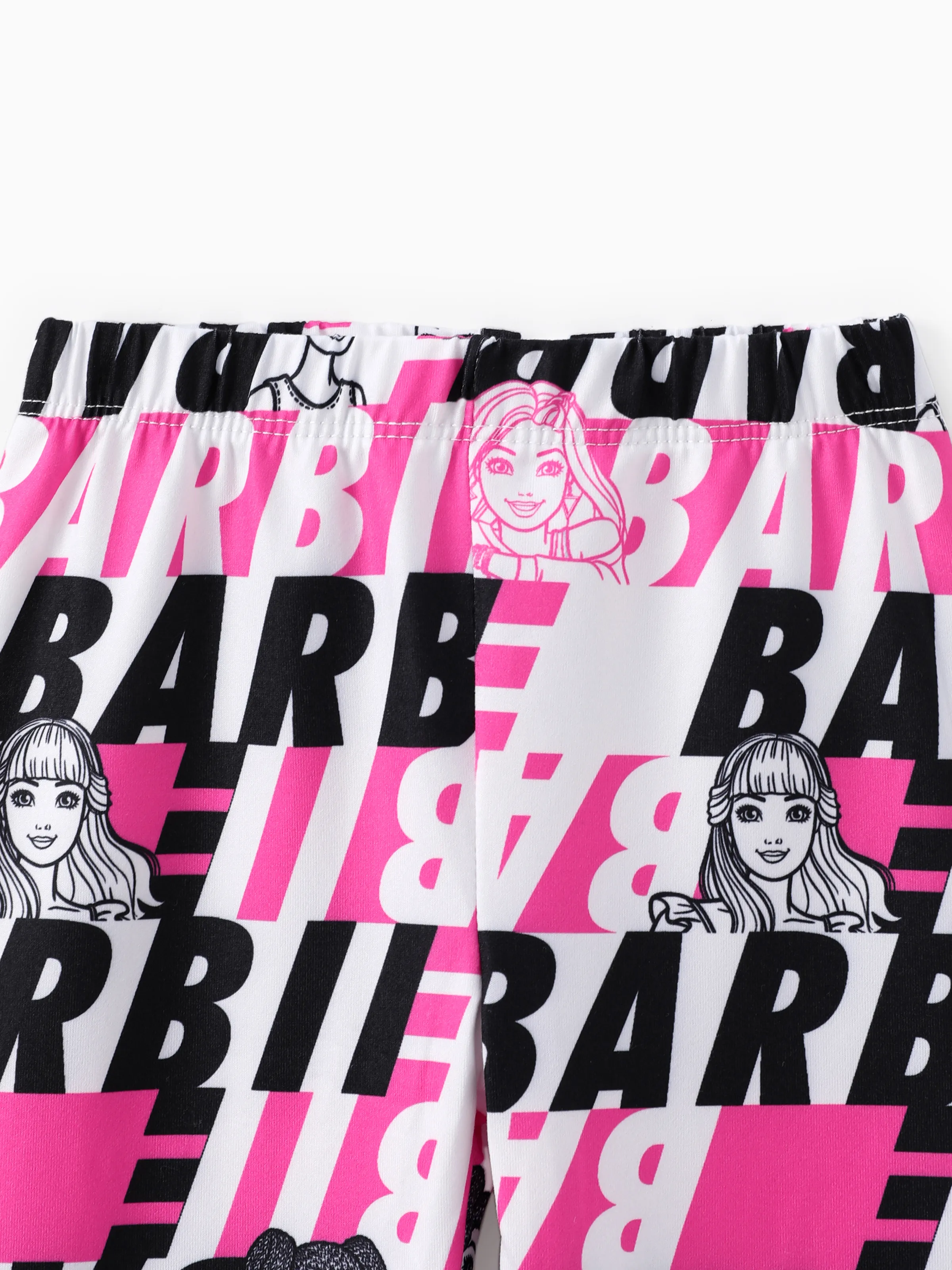 Barbie Toddler/Kid Girl Letter Pattern Leggings Pink - Image 4