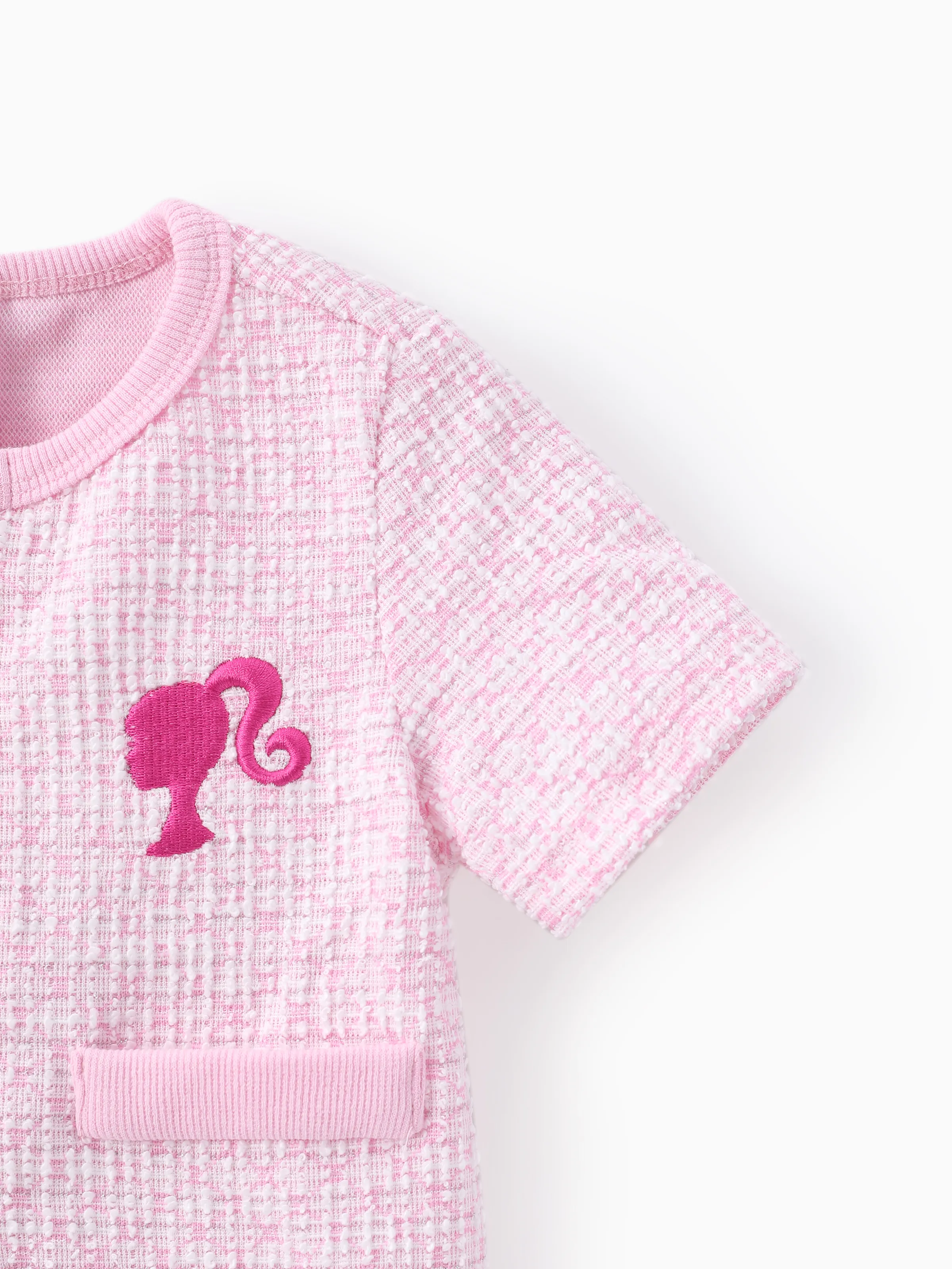 Barbie Toddler/Kid Girl Sweet 1 pc Secret Button Top OR 1 pc Dress Pink - Image 5
