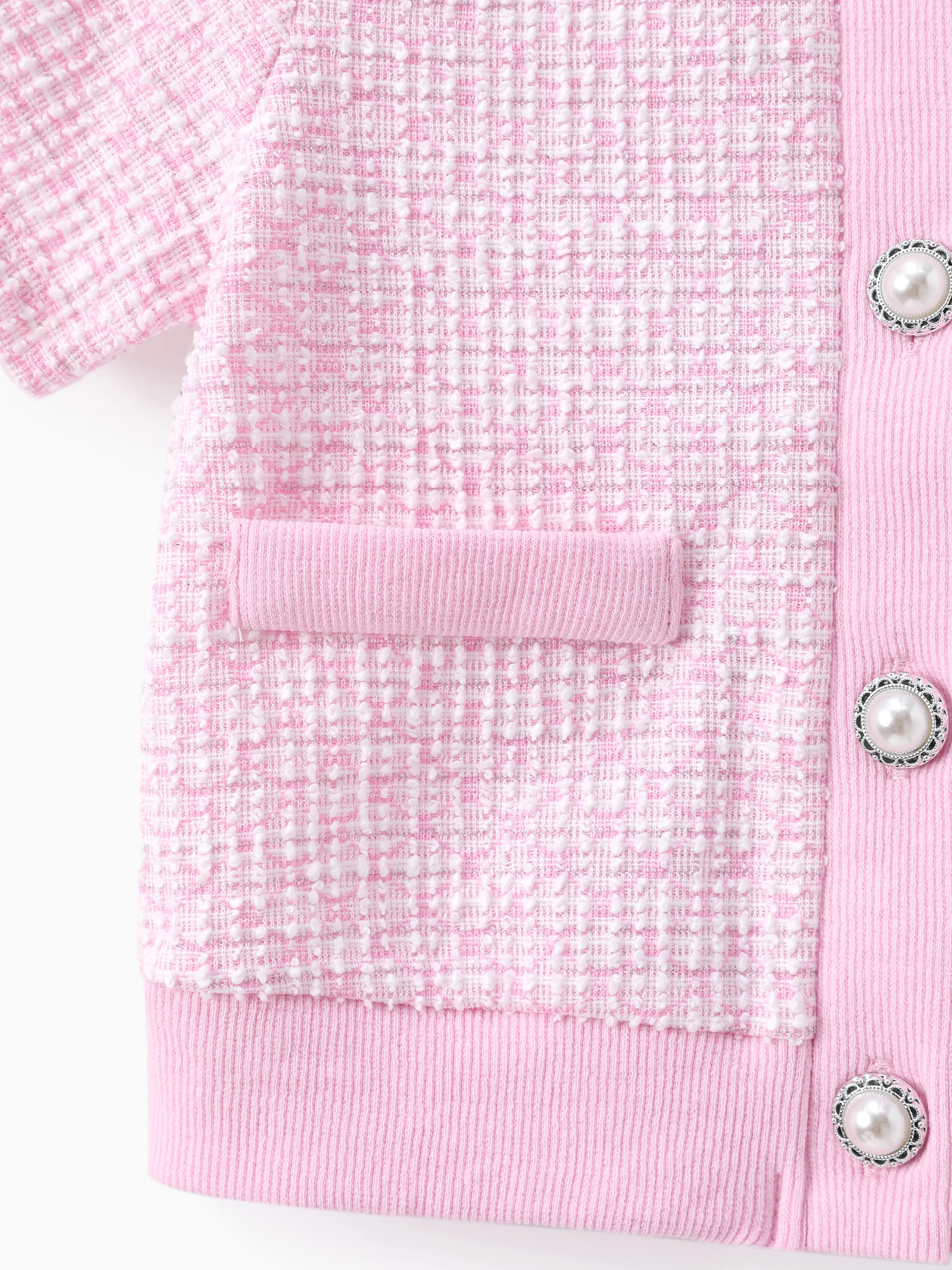 Barbie Toddler/Kid Girl Sweet 1 pc Secret Button Top OR 1 pc Dress Pink - Image 6