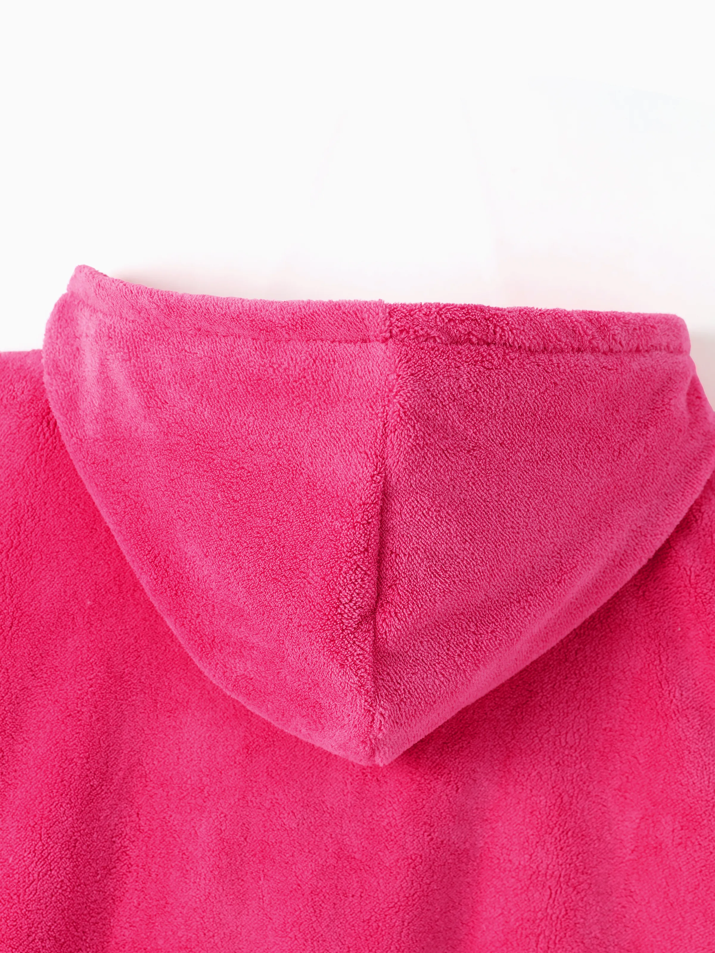 Barbie Toddler/Kid Girl Terry Cloth Hooded Swim Cover-up Hot Pink - Image 6