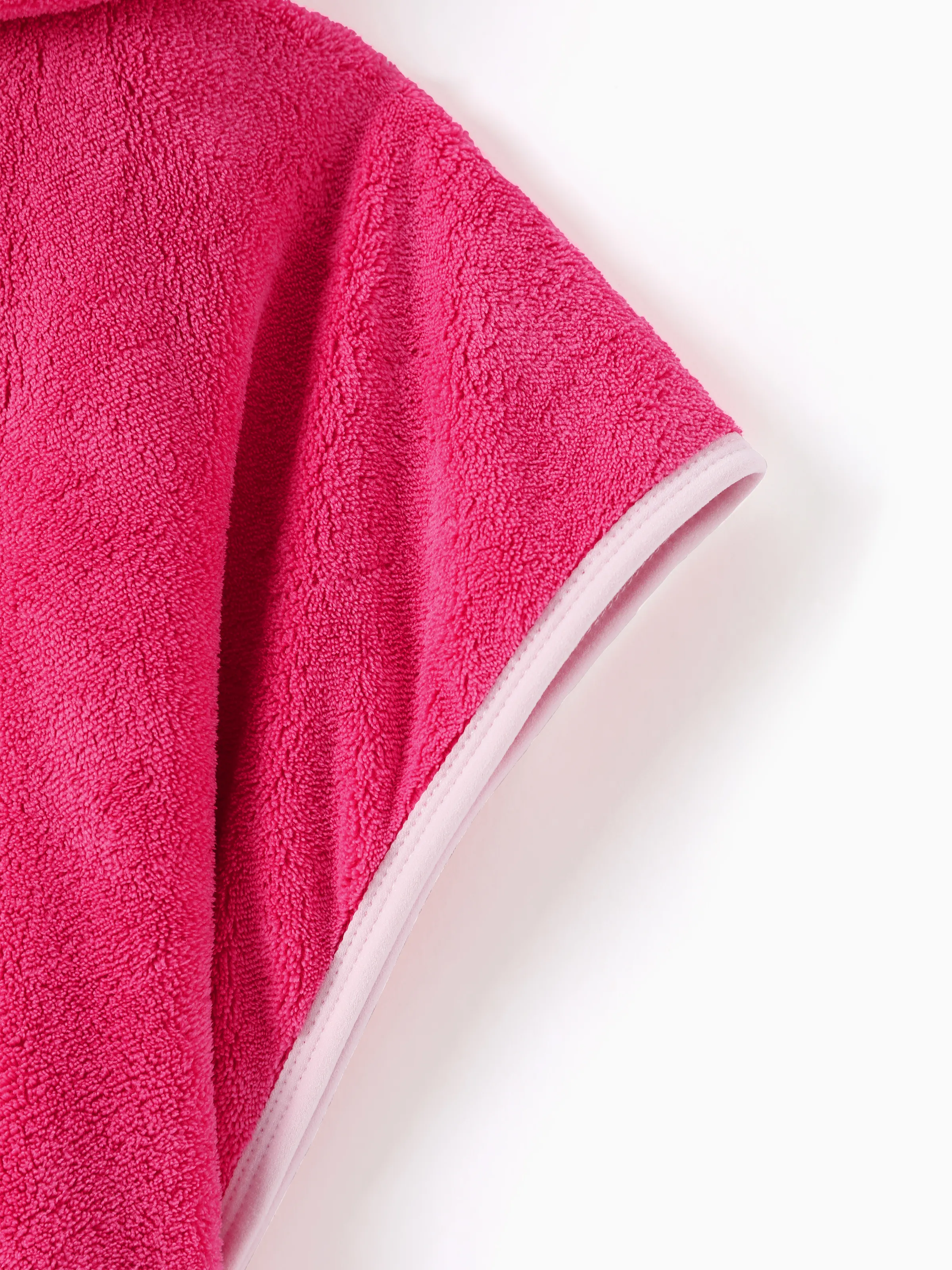 Barbie Toddler/Kid Girl Terry Cloth Hooded Swim Cover-up Hot Pink - Image 8