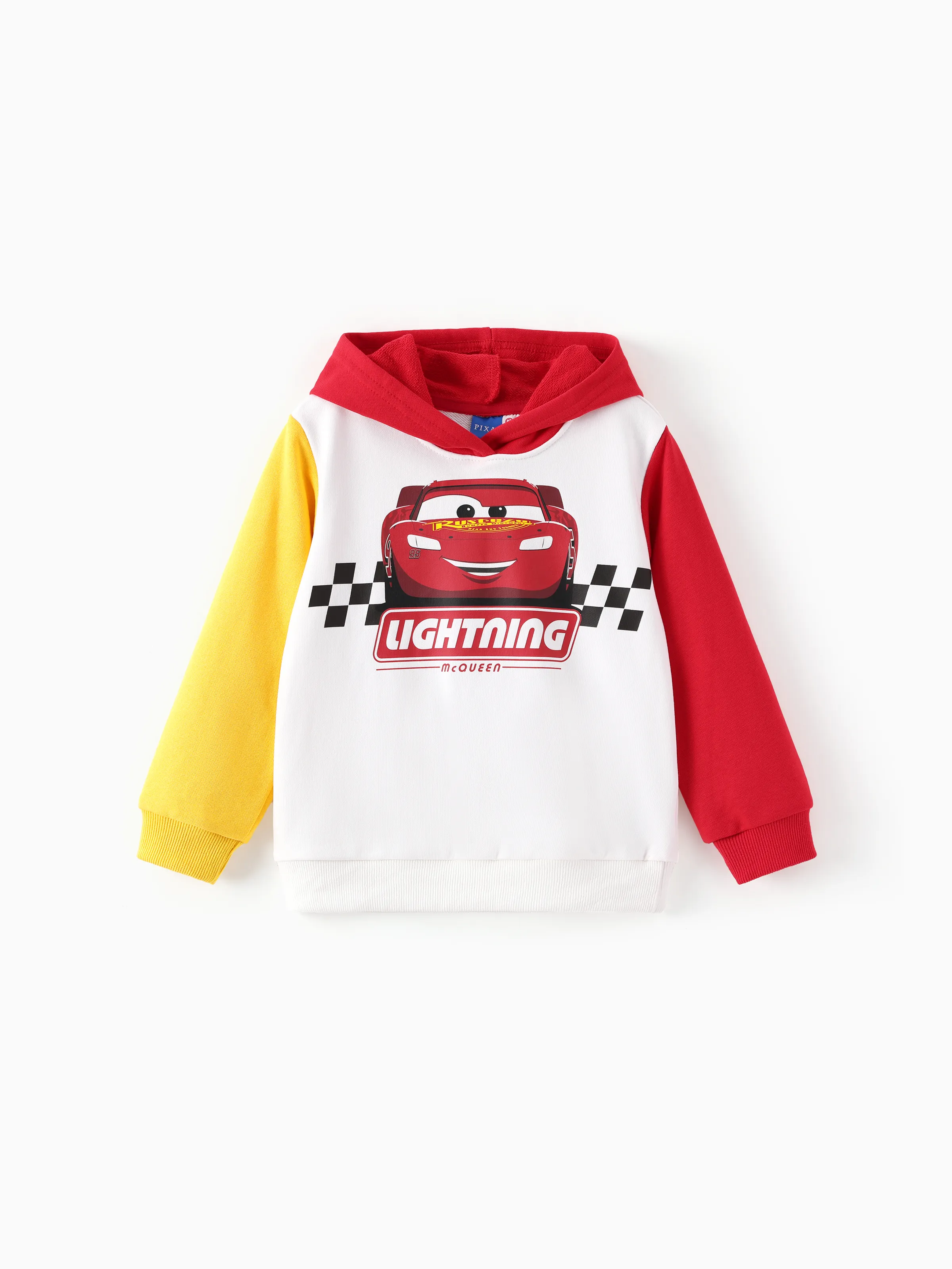 Cars Toddler Boy 2pcs Lightning McQueen Colorblock Hoodie and Sweatpants Set Multi-color - Image 4