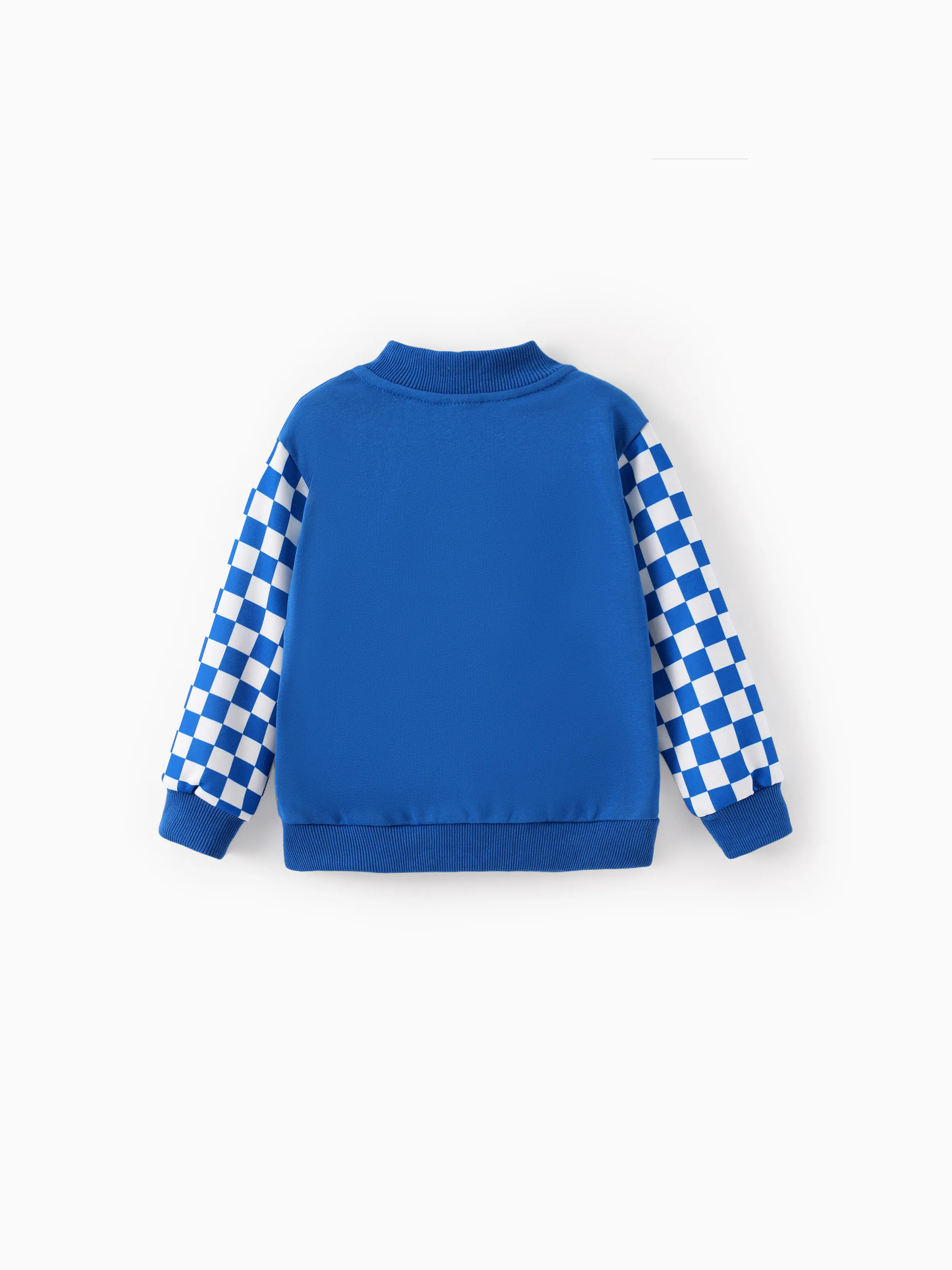 Cars Toddler Boy Lightning McQueen Ramirez Snap-button Knit Fabric Bomber Jacket Blue - Image 2