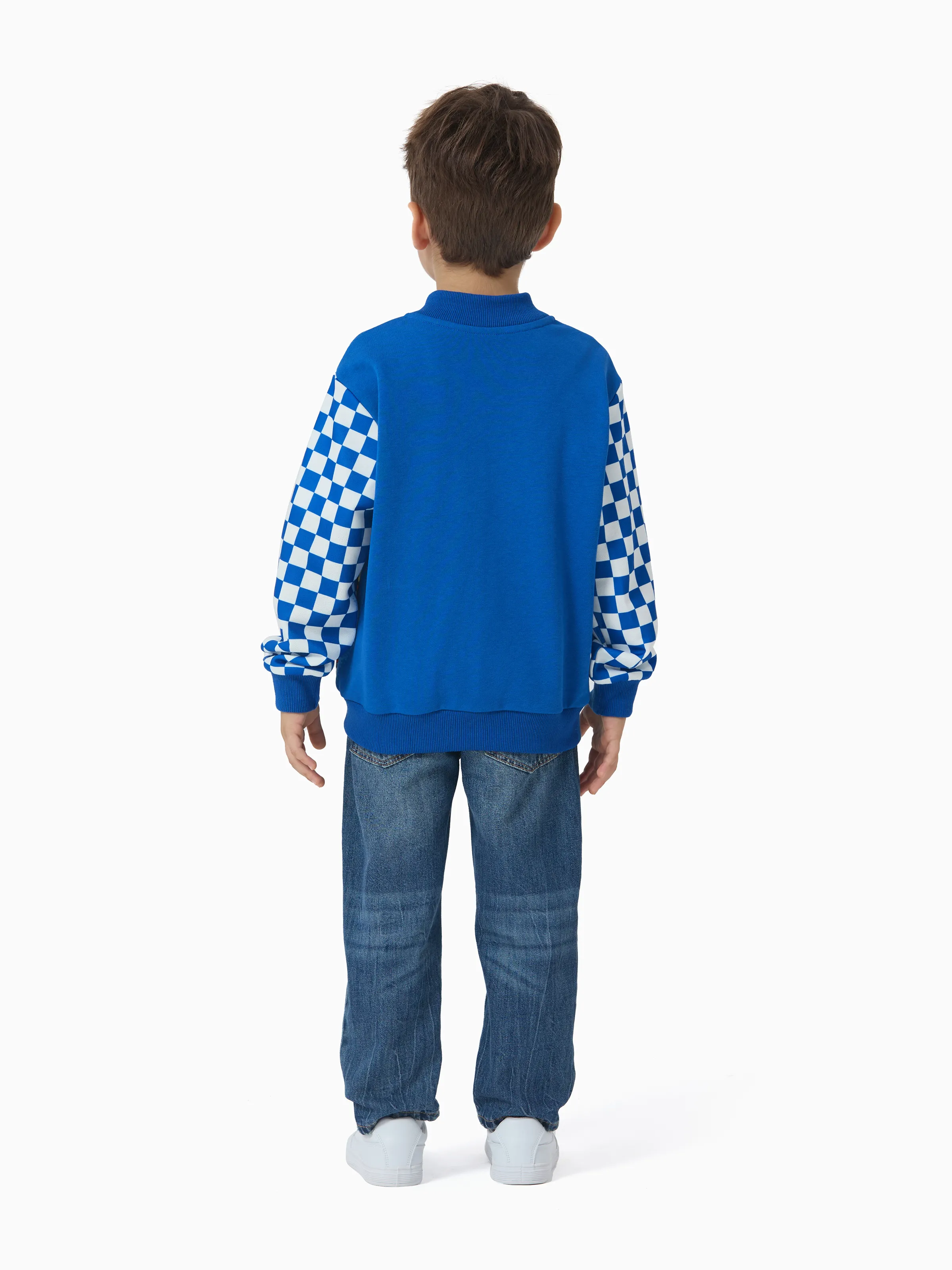 Cars Toddler Boy Lightning McQueen Ramirez Snap-button Knit Fabric Bomber Jacket Blue - Image 4